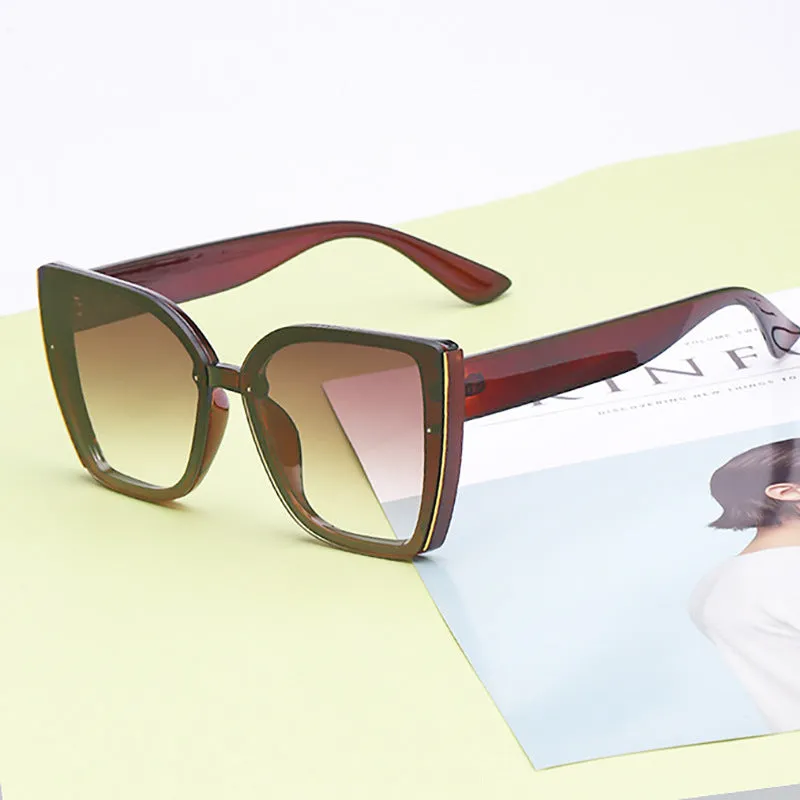 Women's Cat-Eye Oversized Sunglasses — UV Protection Trendy Shades sold by Zulily product image thumbnail 3