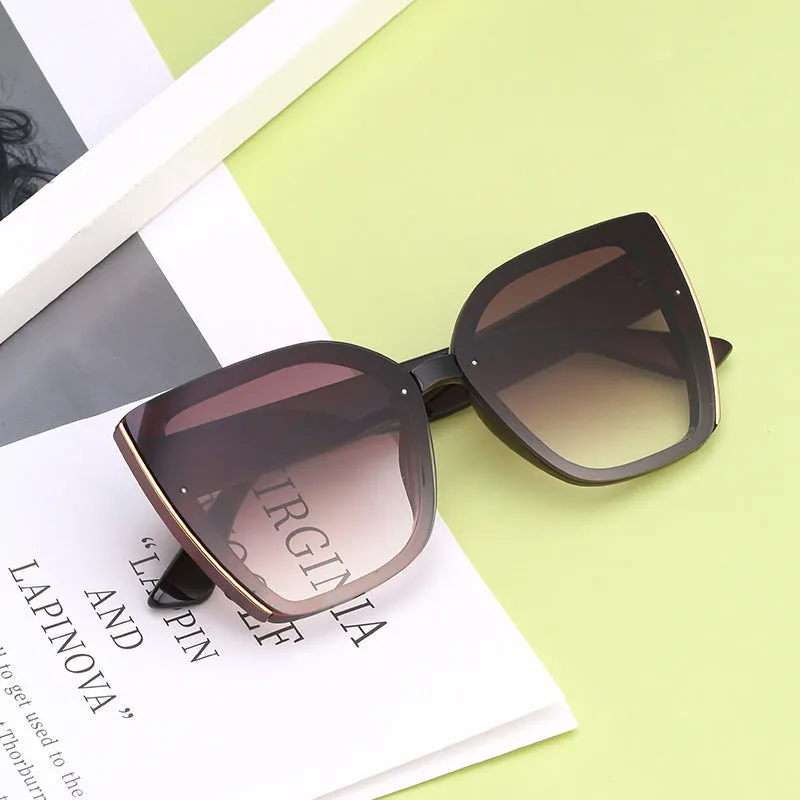 Women's Cat-Eye Oversized Sunglasses — UV Protection Trendy Shades sold by Zulily product image thumbnail 4