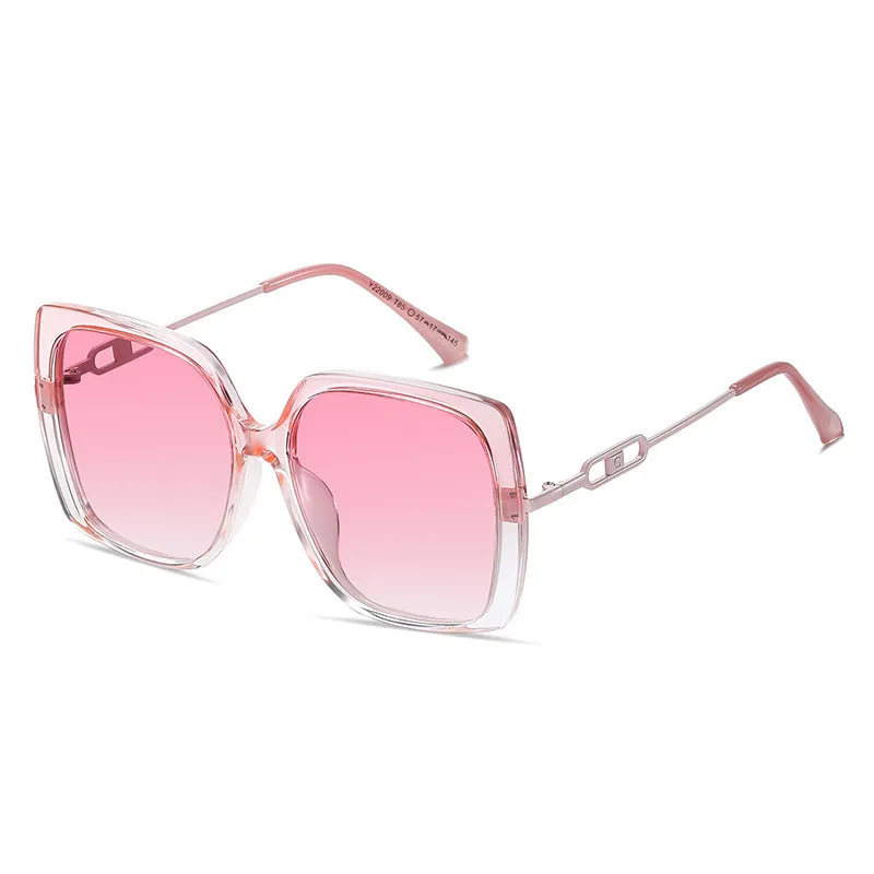 Large Metal Frame Polarized Sunglasses – Oversized Driving Shades sold by Zulily product image thumbnail 5