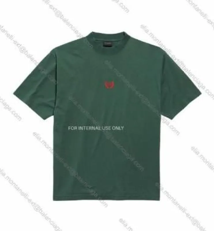 Cotton T-Shirt With Logo made by Balenciaga