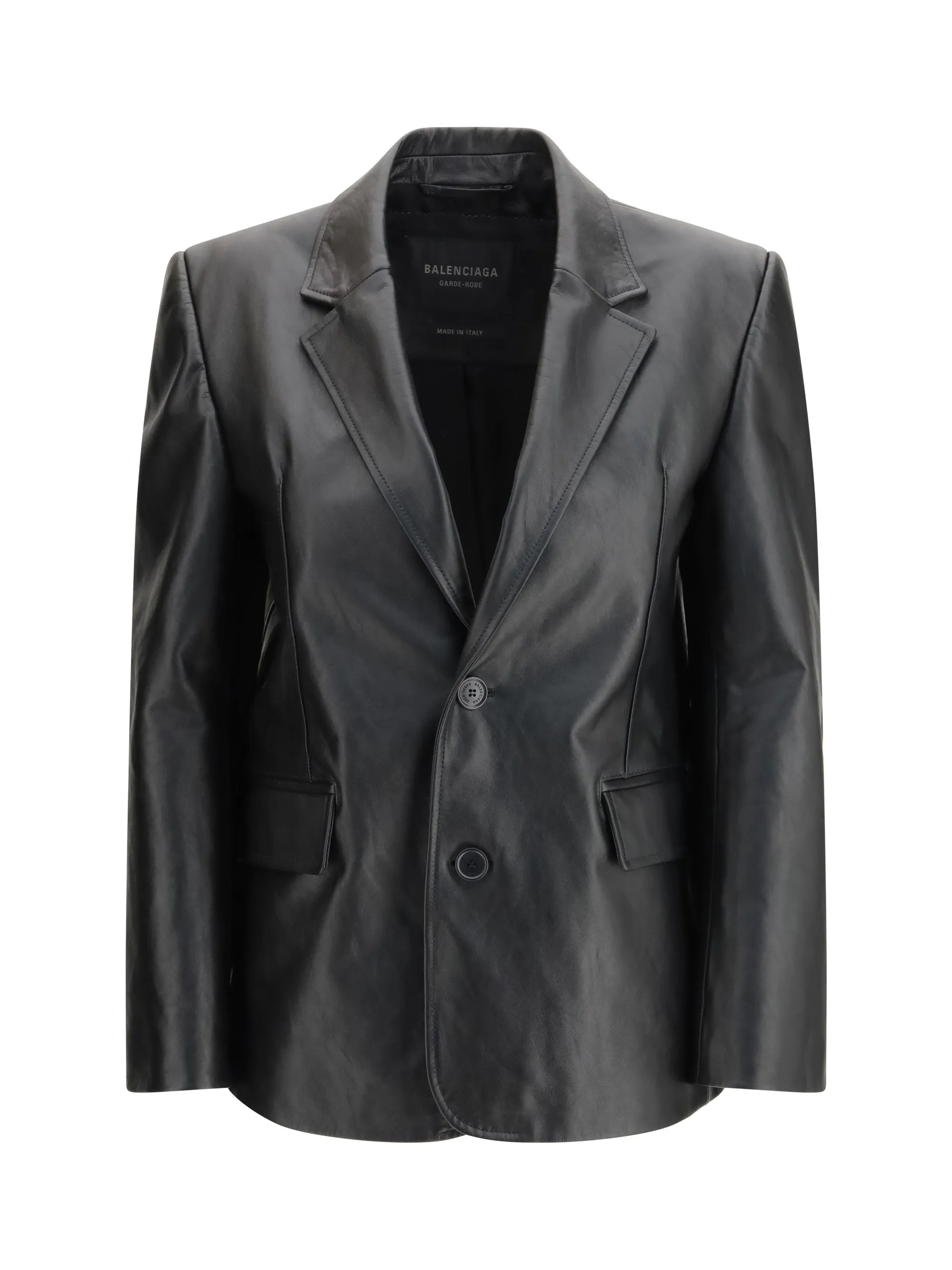 Jacket Standard Black Calf Leather sold by Zulily