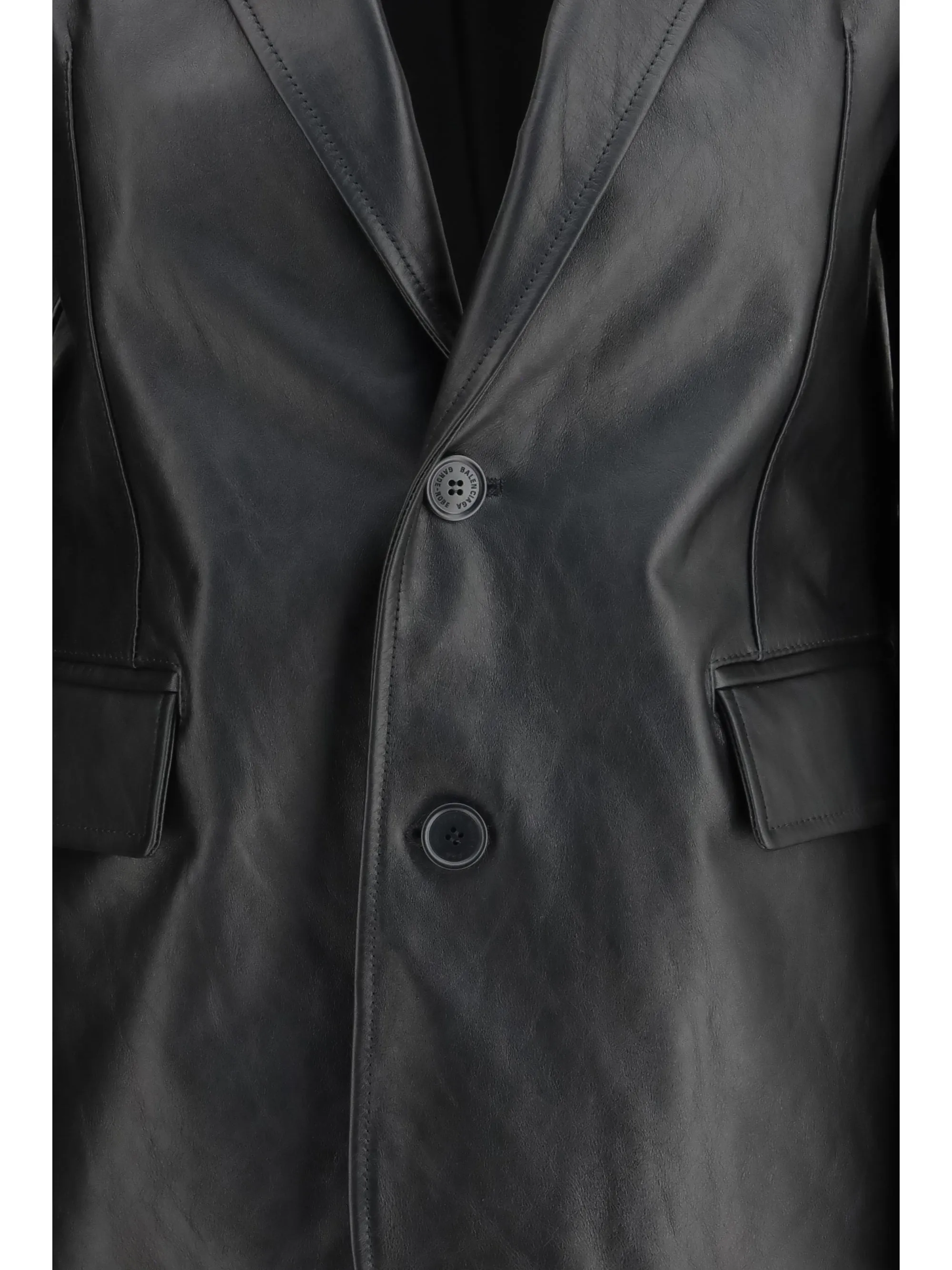 Jacket Standard Black Calf Leather sold by Zulily product image thumbnail 3
