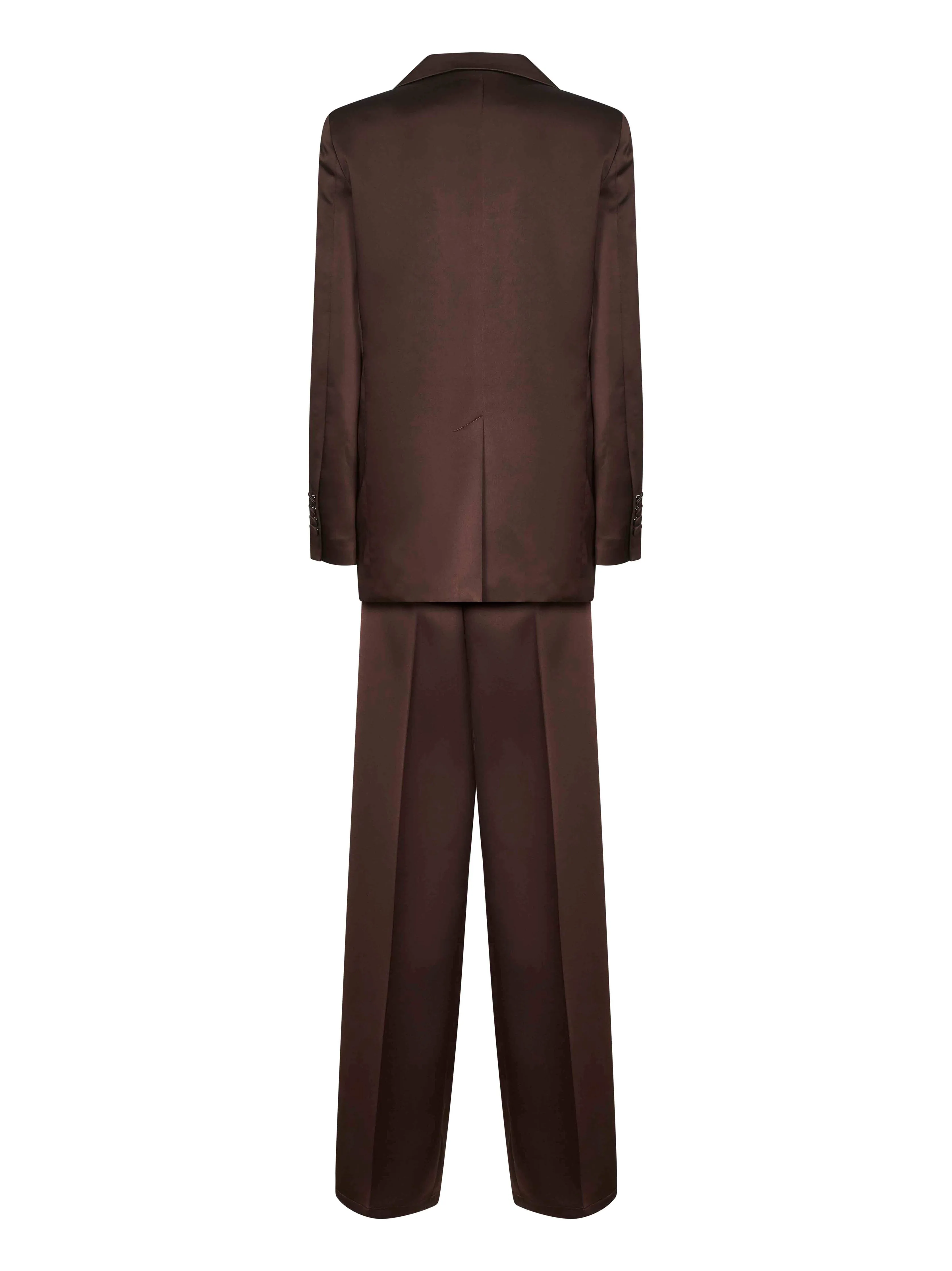 Coffee Satin Telvera Suit sold by Zulily product image thumbnail 2