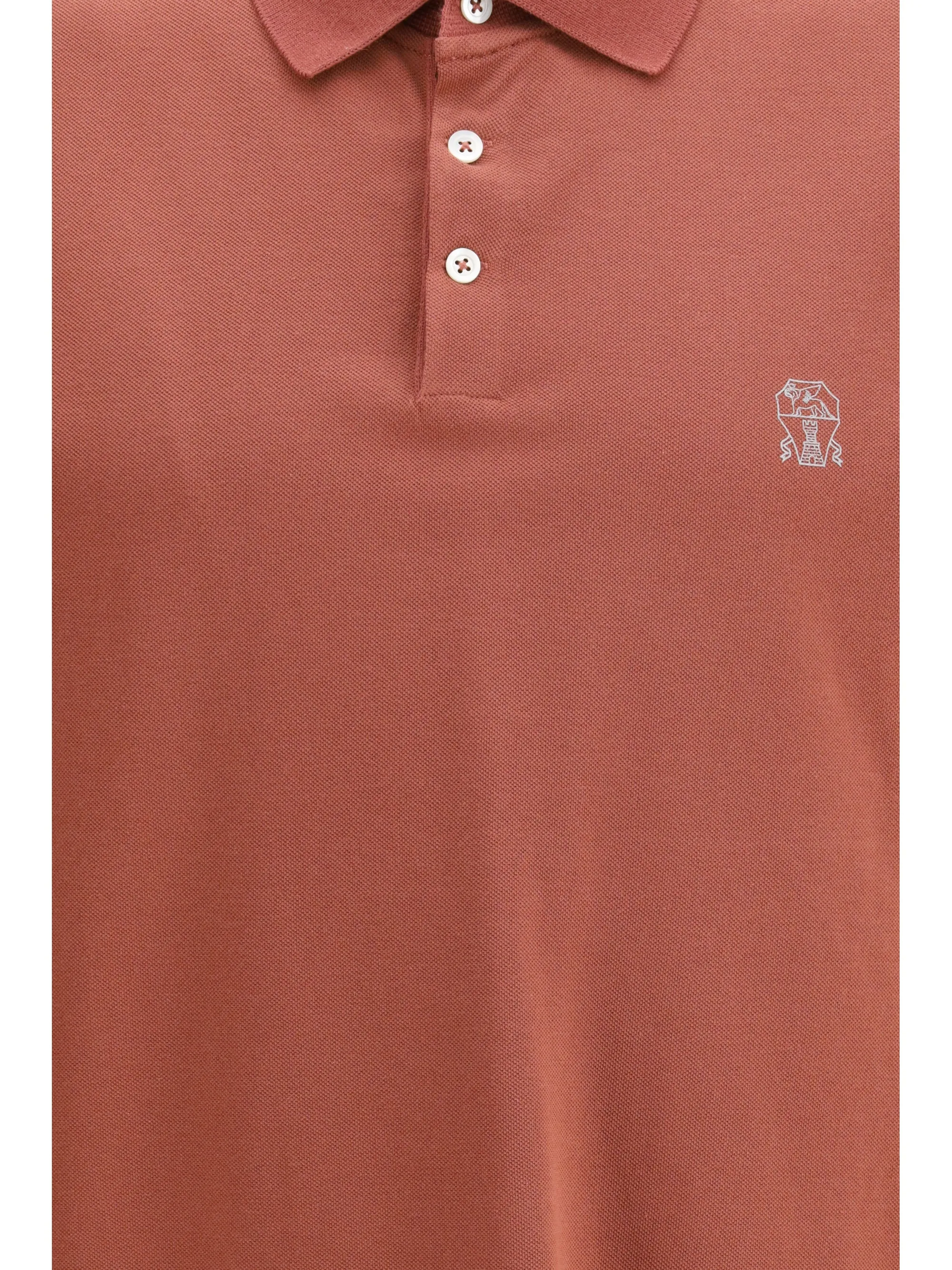 Polo Shirt Coral/Grey sold by Zulily product image thumbnail 2