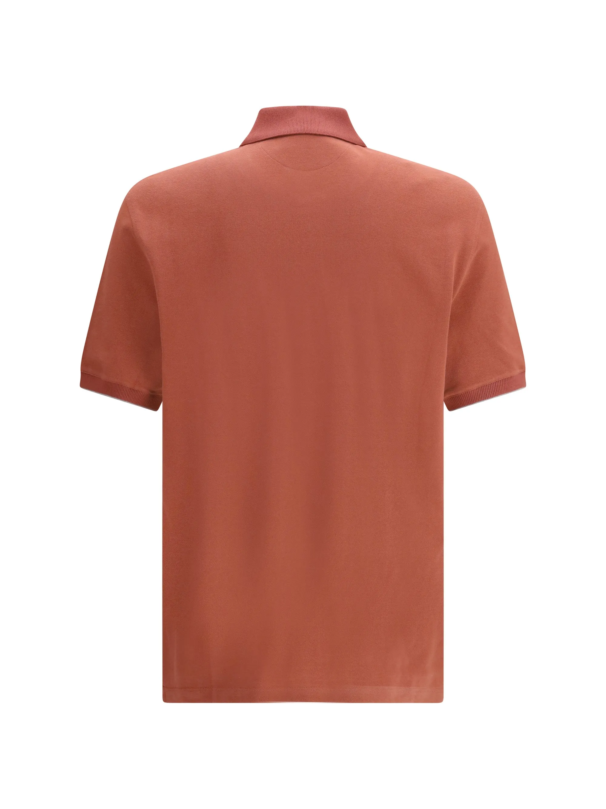Polo Shirt Coral/Grey sold by Zulily product image thumbnail 3