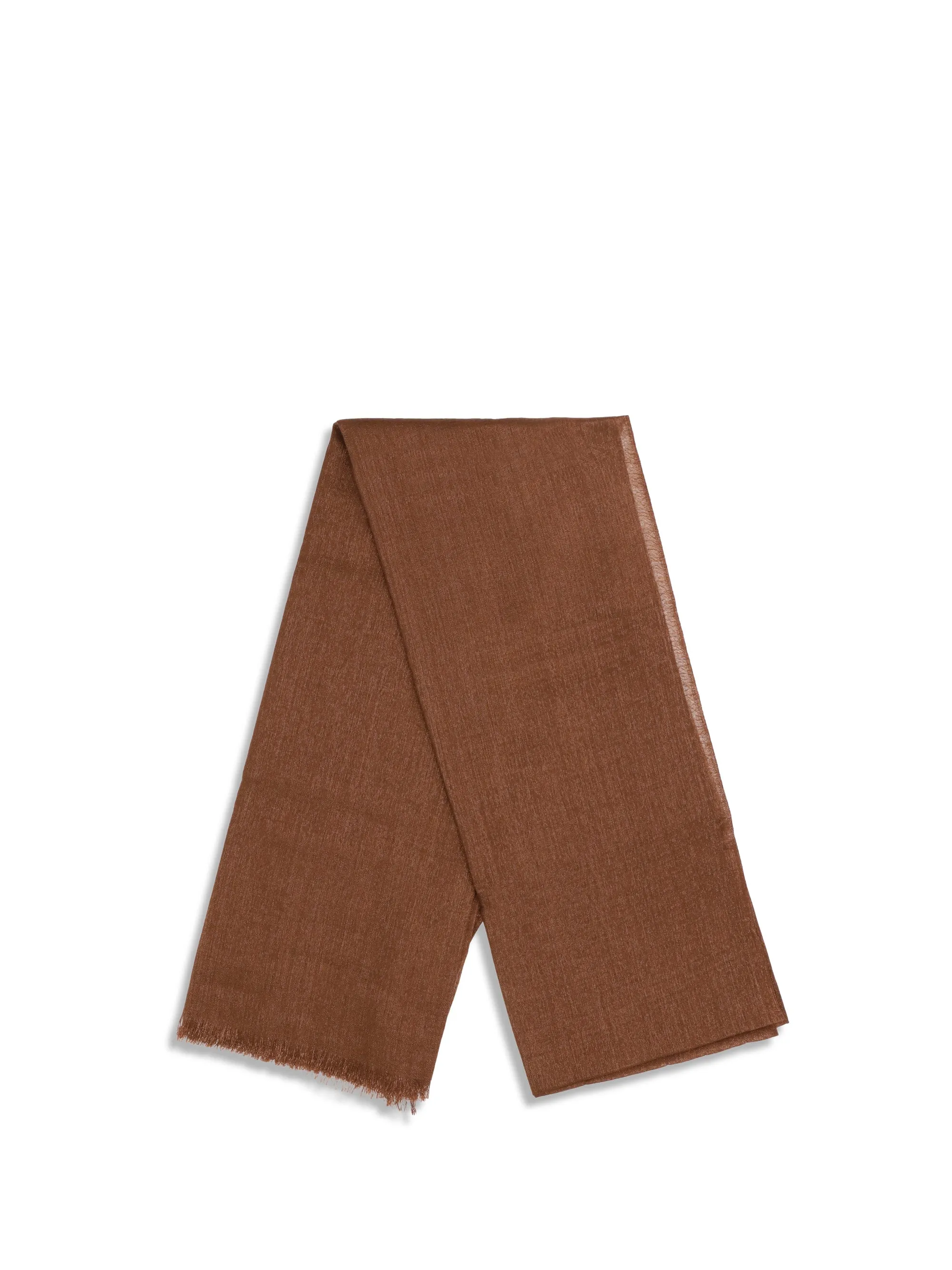 Scarf Silk & Cashmere Fire Brick sold by Zulily product image thumbnail 3