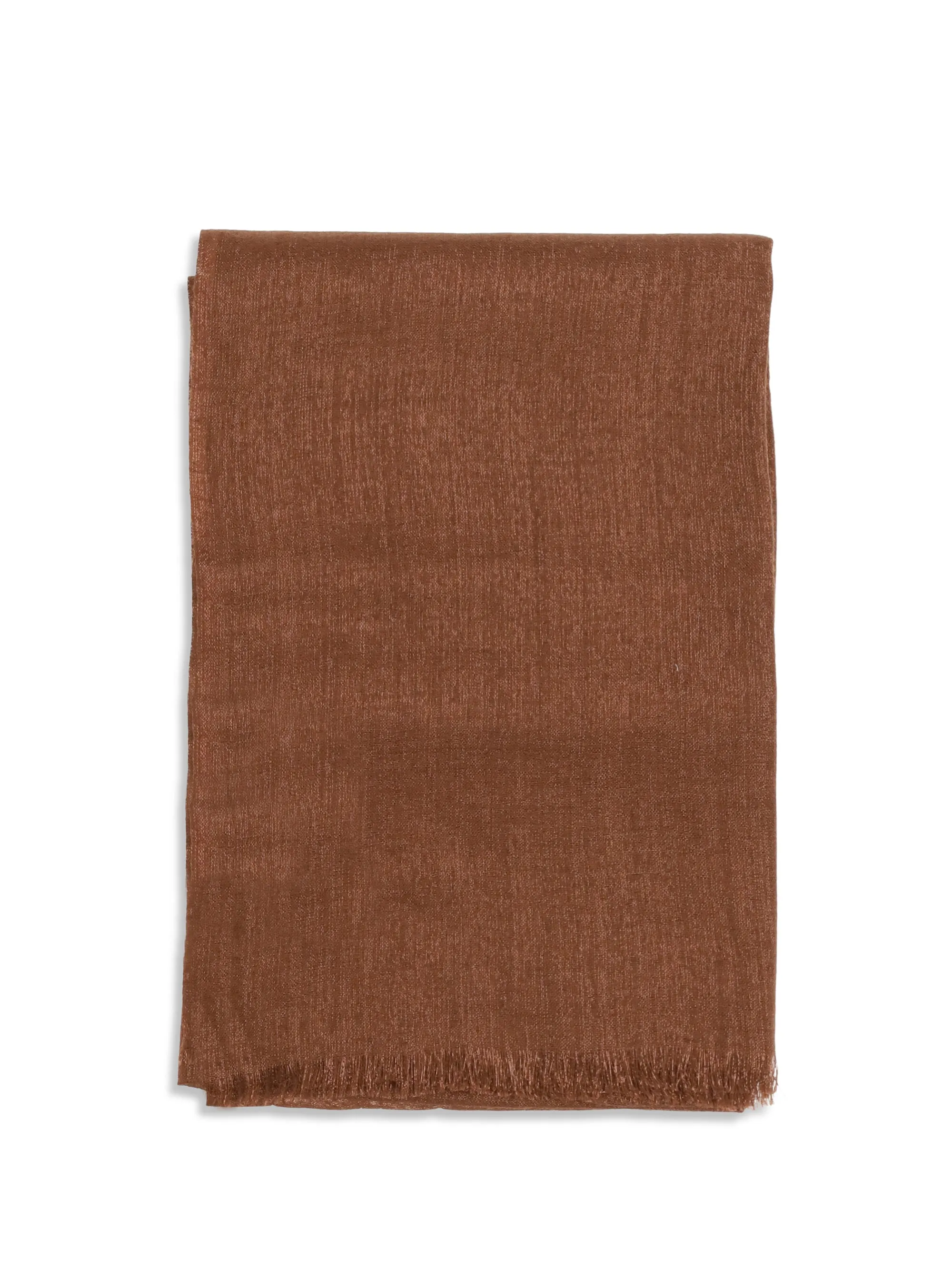 Scarf Silk & Cashmere Fire Brick sold by Zulily