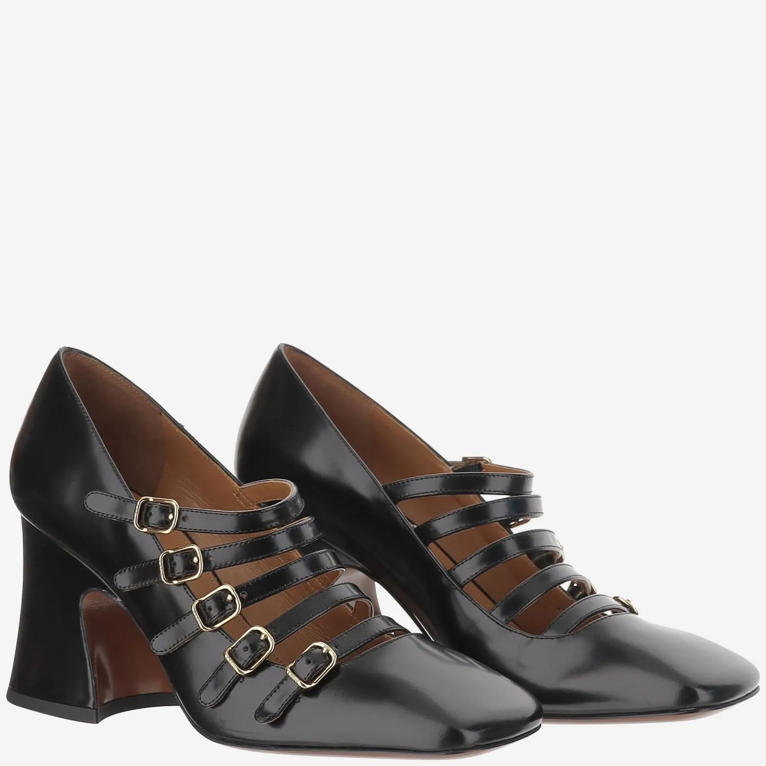 Chloé Janis Shiny Leather Pumps sold by Zulily product image thumbnail 4