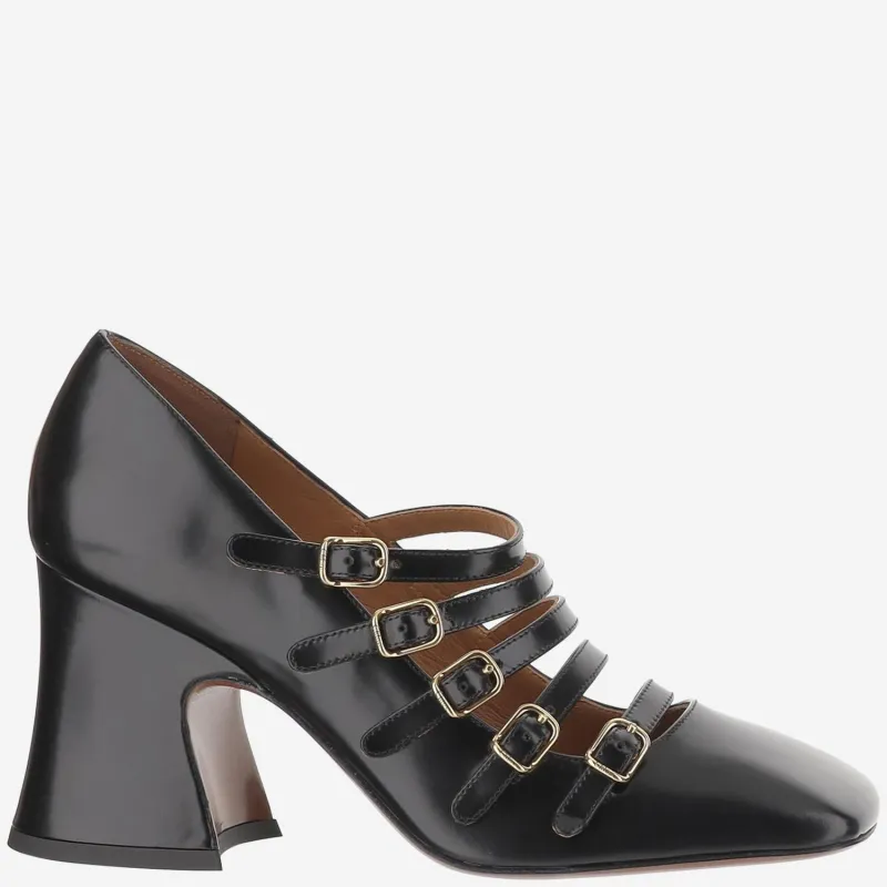 Chloé Janis Shiny Leather Pumps made by Chloe