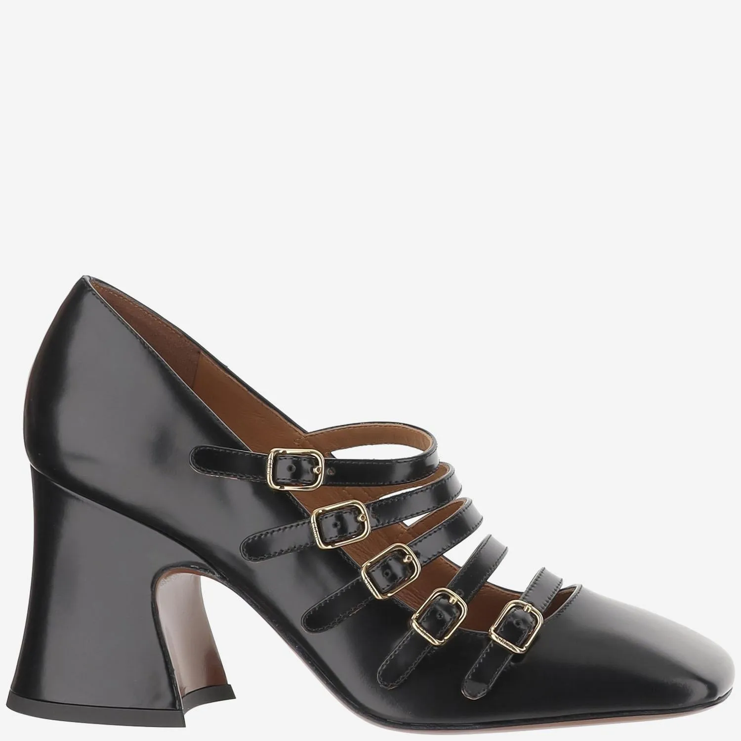 Chloé Janis Shiny Leather Pumps sold by Zulily