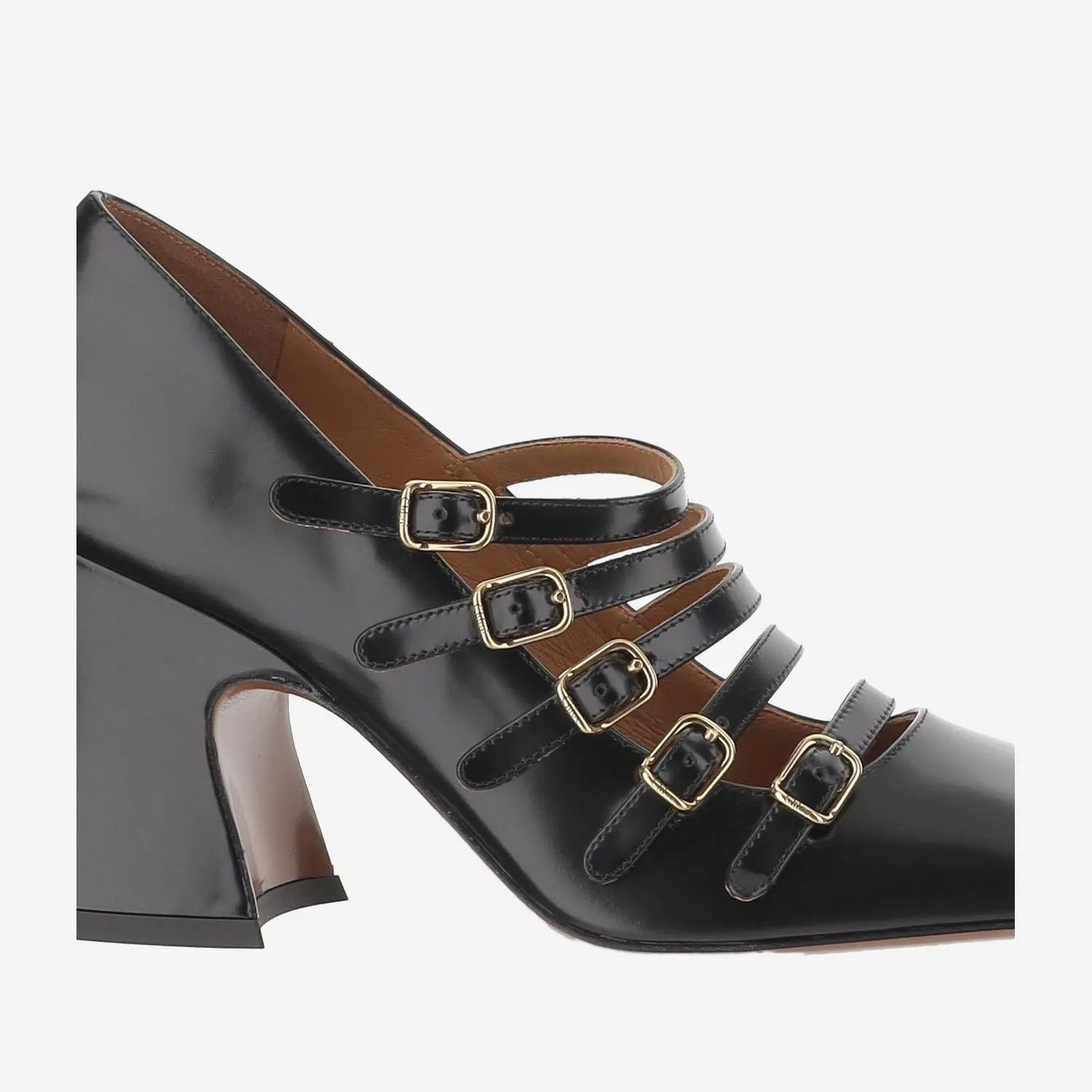 Chloé Janis Shiny Leather Pumps sold by Zulily product image thumbnail 5