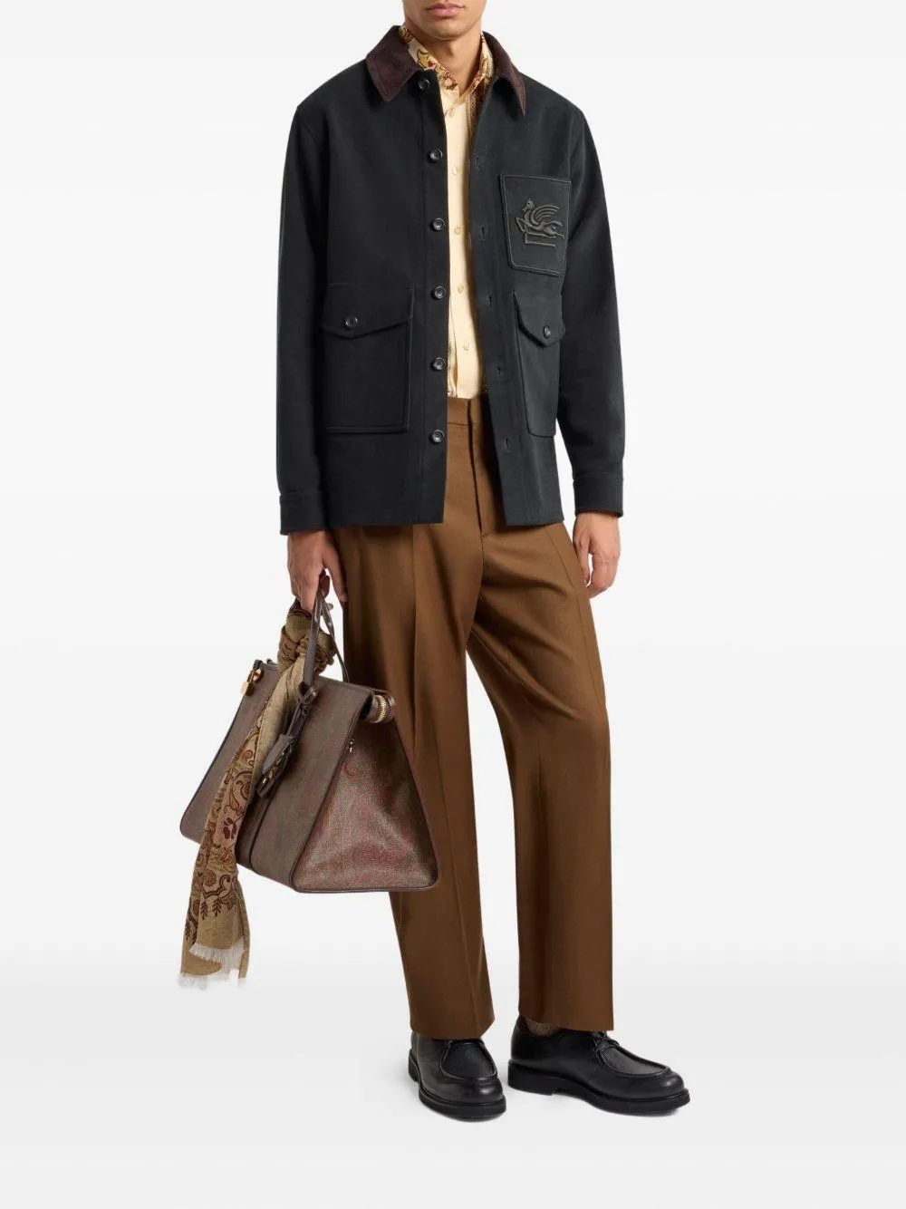 Green Corduroy-Collar Jacket sold by Zulily product image thumbnail 3