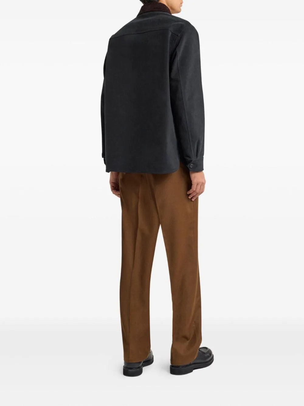 Green Corduroy-Collar Jacket sold by Zulily product image thumbnail 2