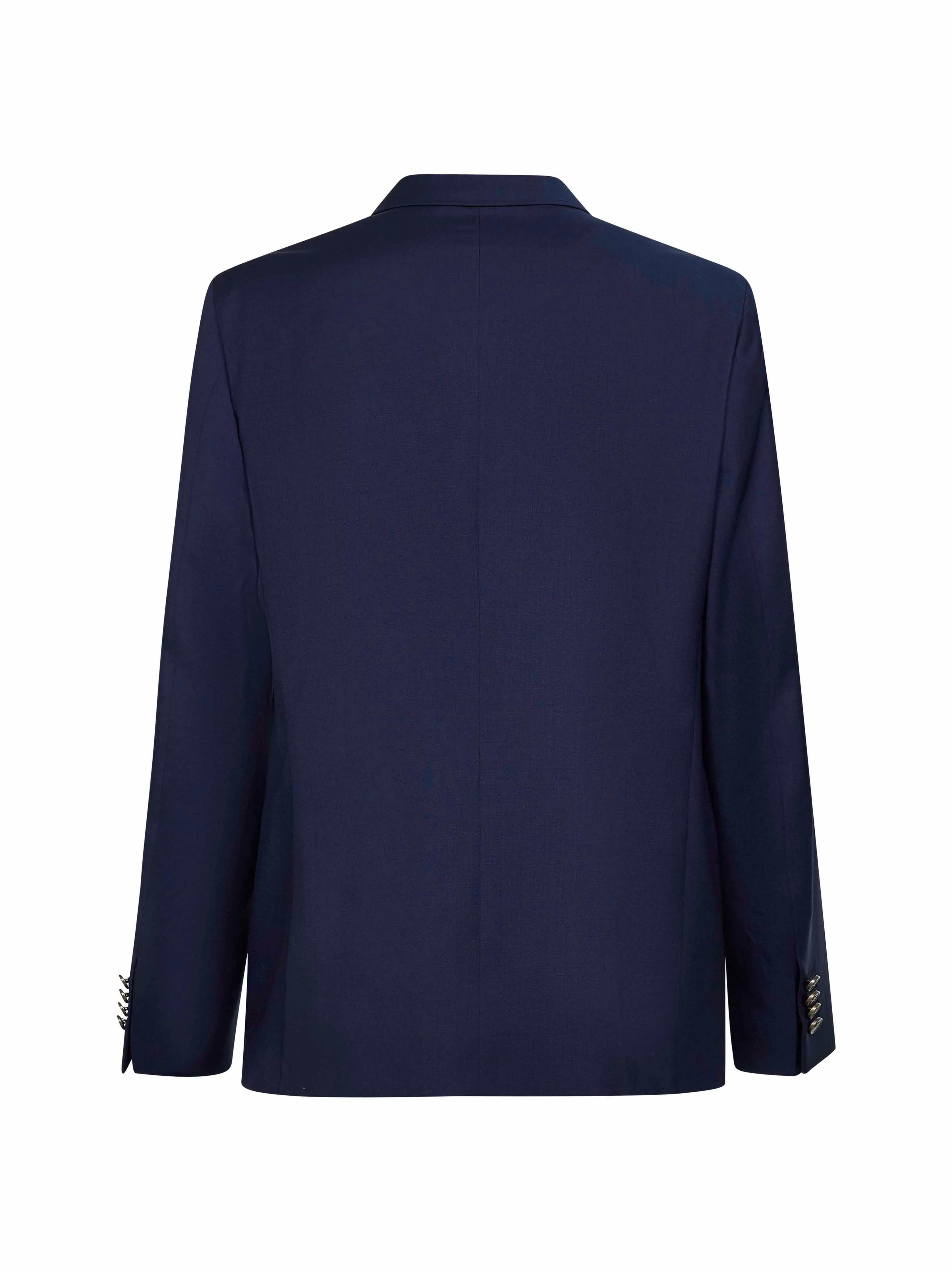 Blue Wool Single-Breasted Jacket sold by Zulily product image thumbnail 2