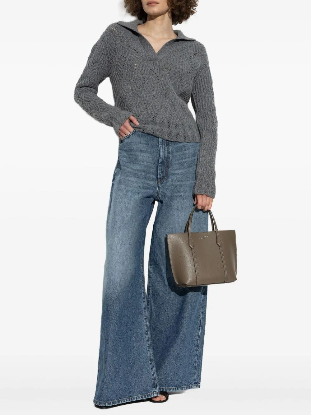 Polo Collar Cashmere Sweater sold by Zulily product image thumbnail 2