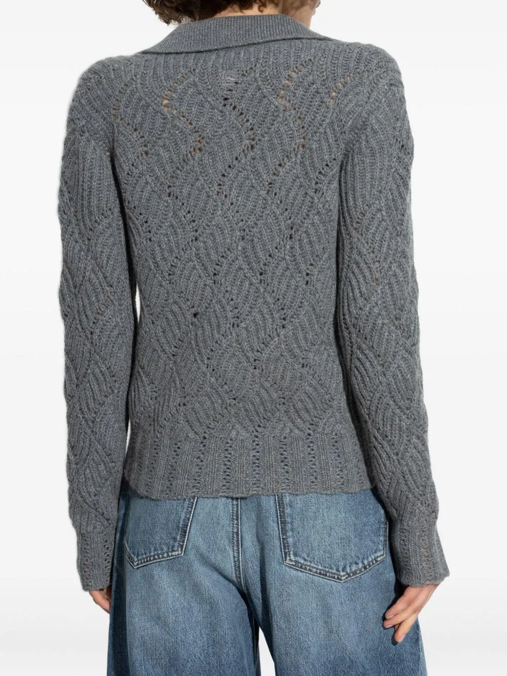 Polo Collar Cashmere Sweater sold by Zulily product image thumbnail 4