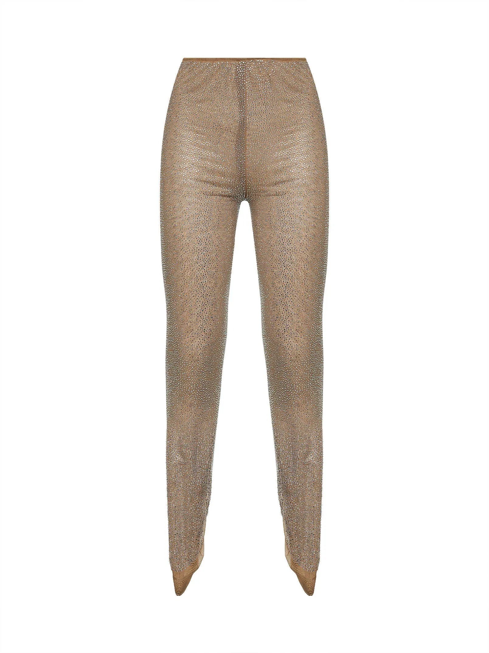Leggings Crystal-Embellished Beige sold by Zulily