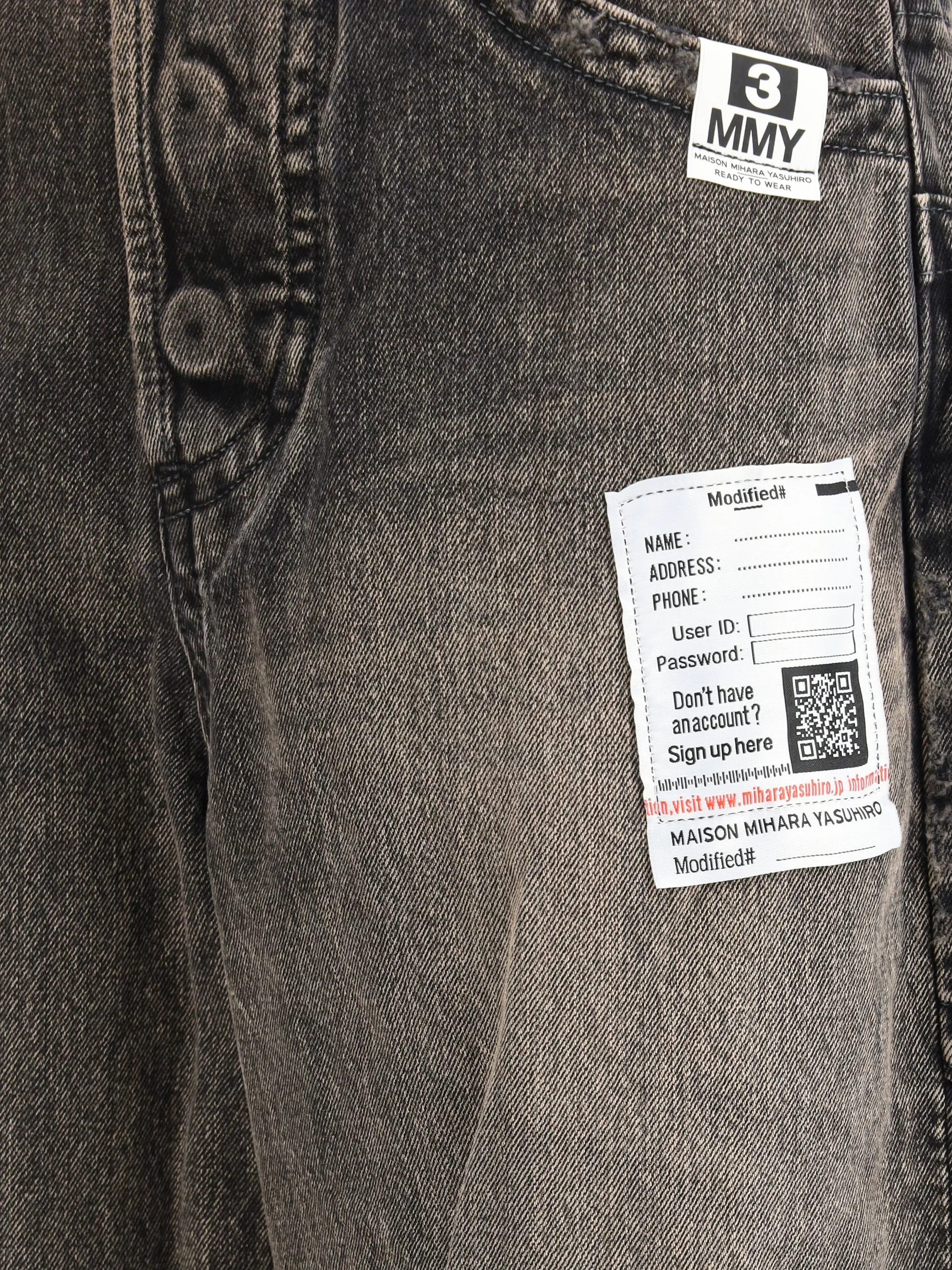 Wide Denim Jeans 'Amateur Sewn Like' Black sold by Zulily product image thumbnail 3