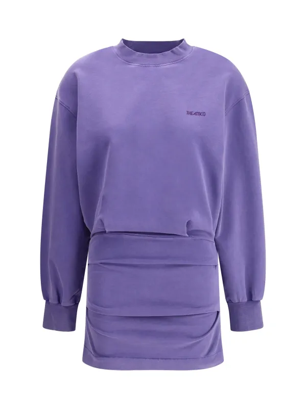 Mini Dress Purple made by The Attico