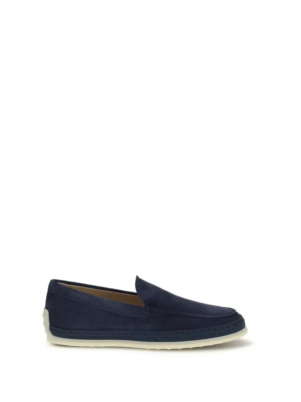Slipper Loafers Blue made by Tod's