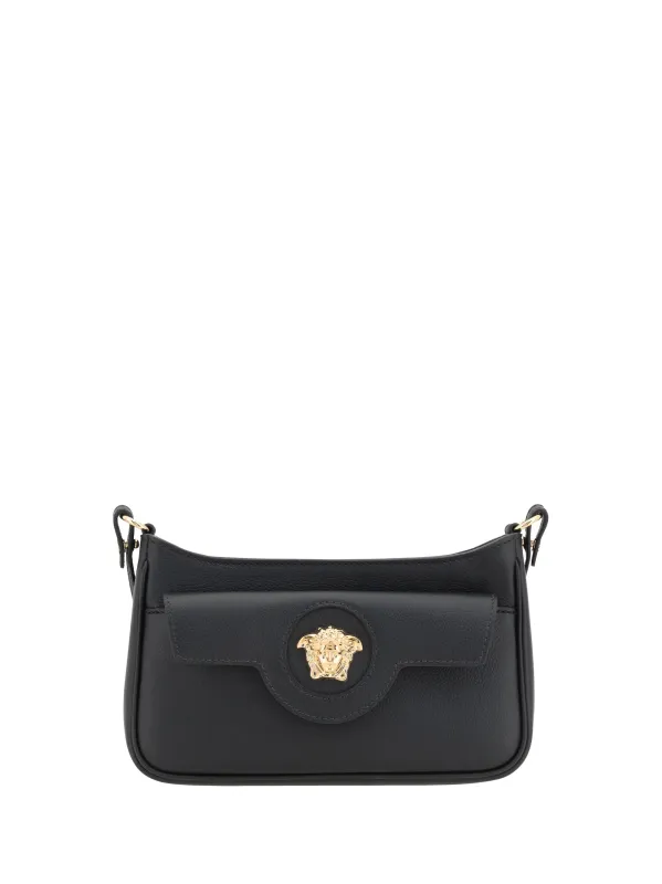 Shoulder Bag Mini Medusa Black/Gold made by Versace