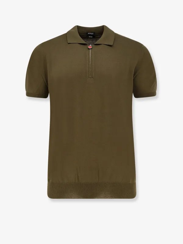Cotton Polo Shirt made by Kiton