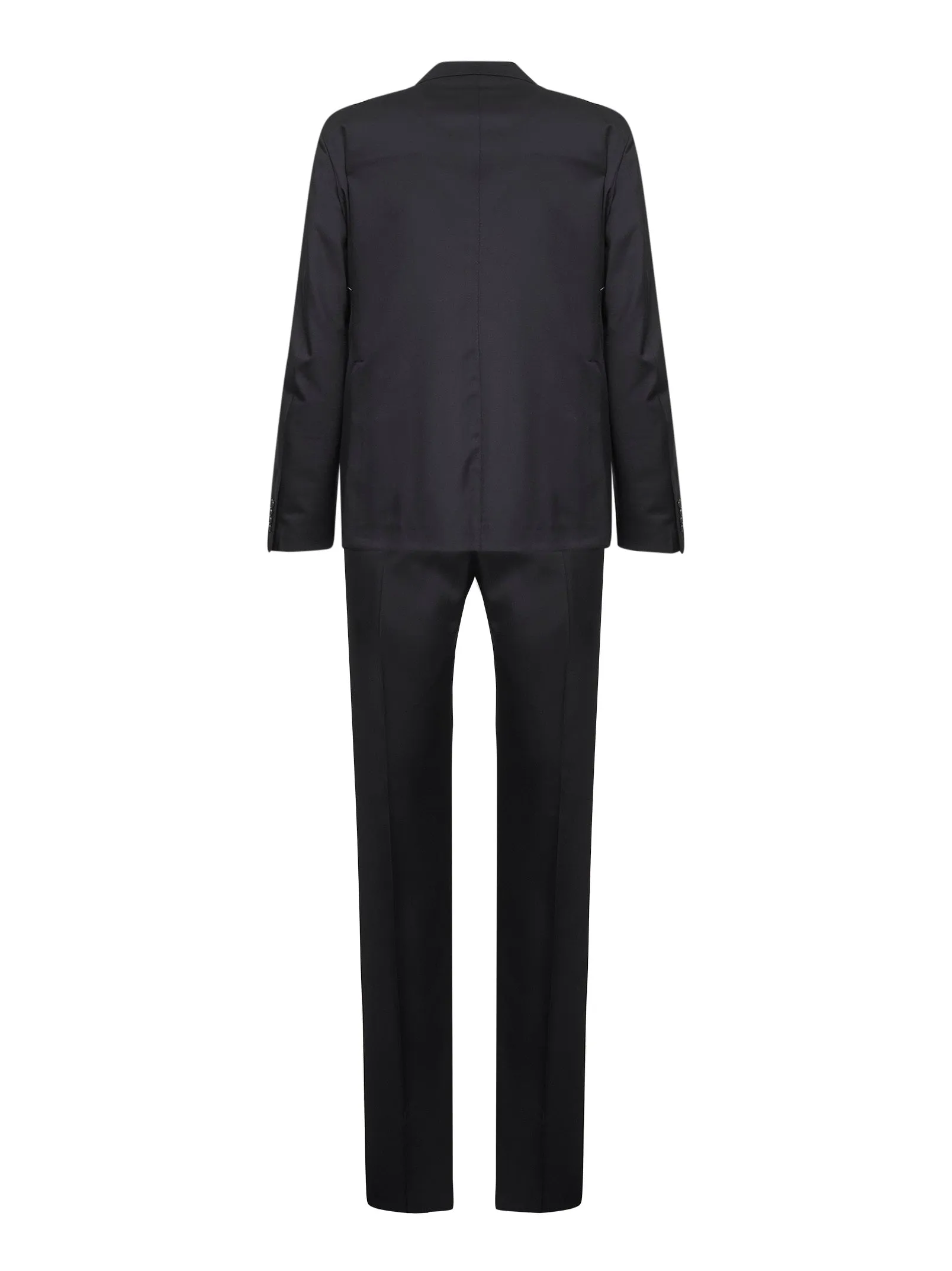 Black Virgin Wool Vesuvio Suit sold by Zulily product image thumbnail 2