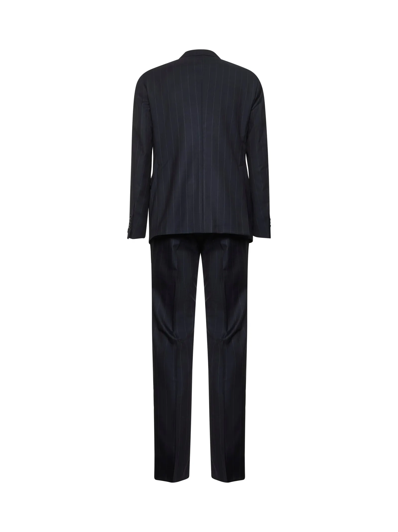 Blue Pinstriped Wool Single-Breasted Suit sold by Zulily product image thumbnail 2