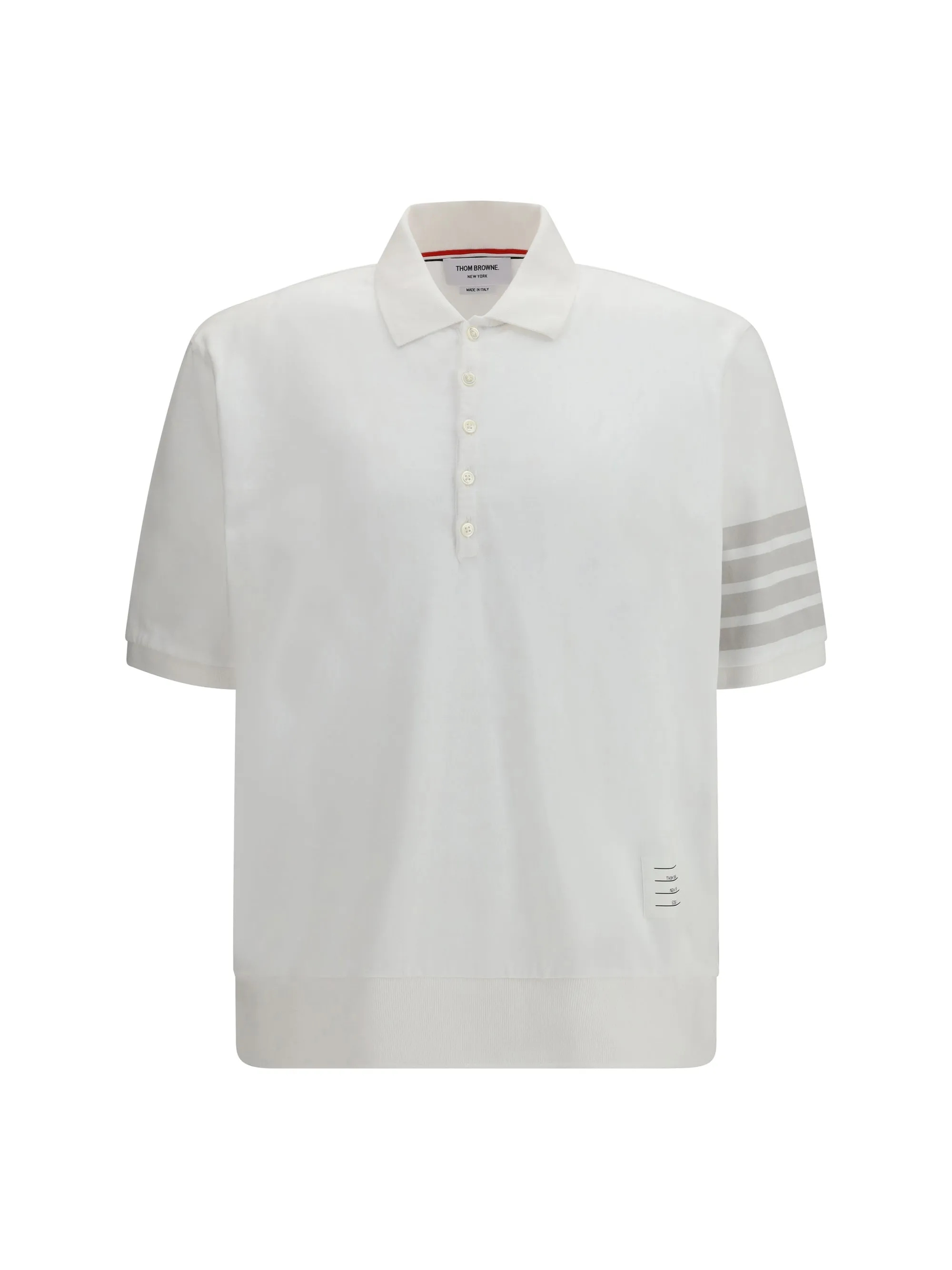 Polo Shirt Cotton White sold by Zulily