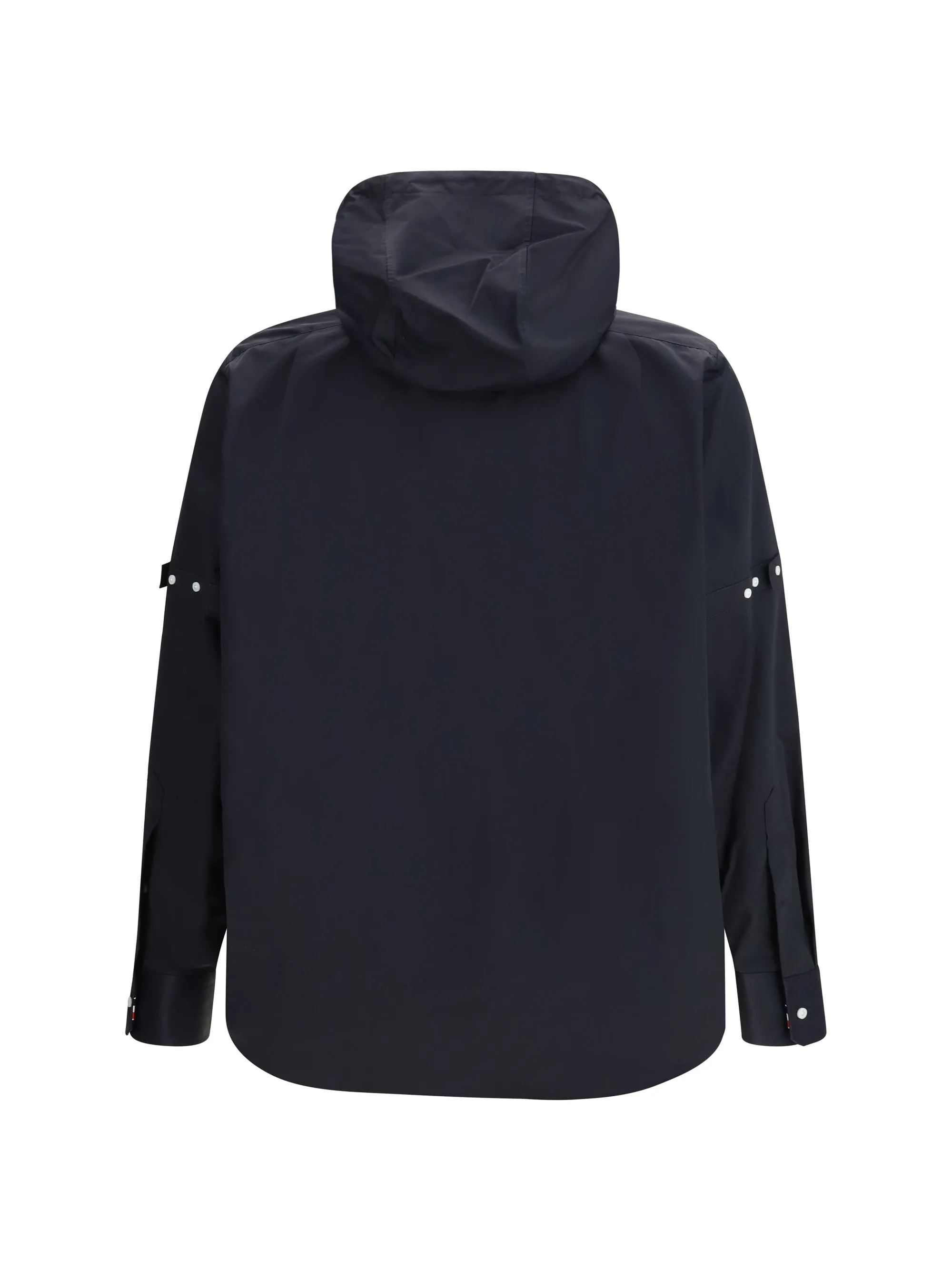 Hooded Shirt Jacket Navy Nylon-Cotton sold by Zulily product image thumbnail 2