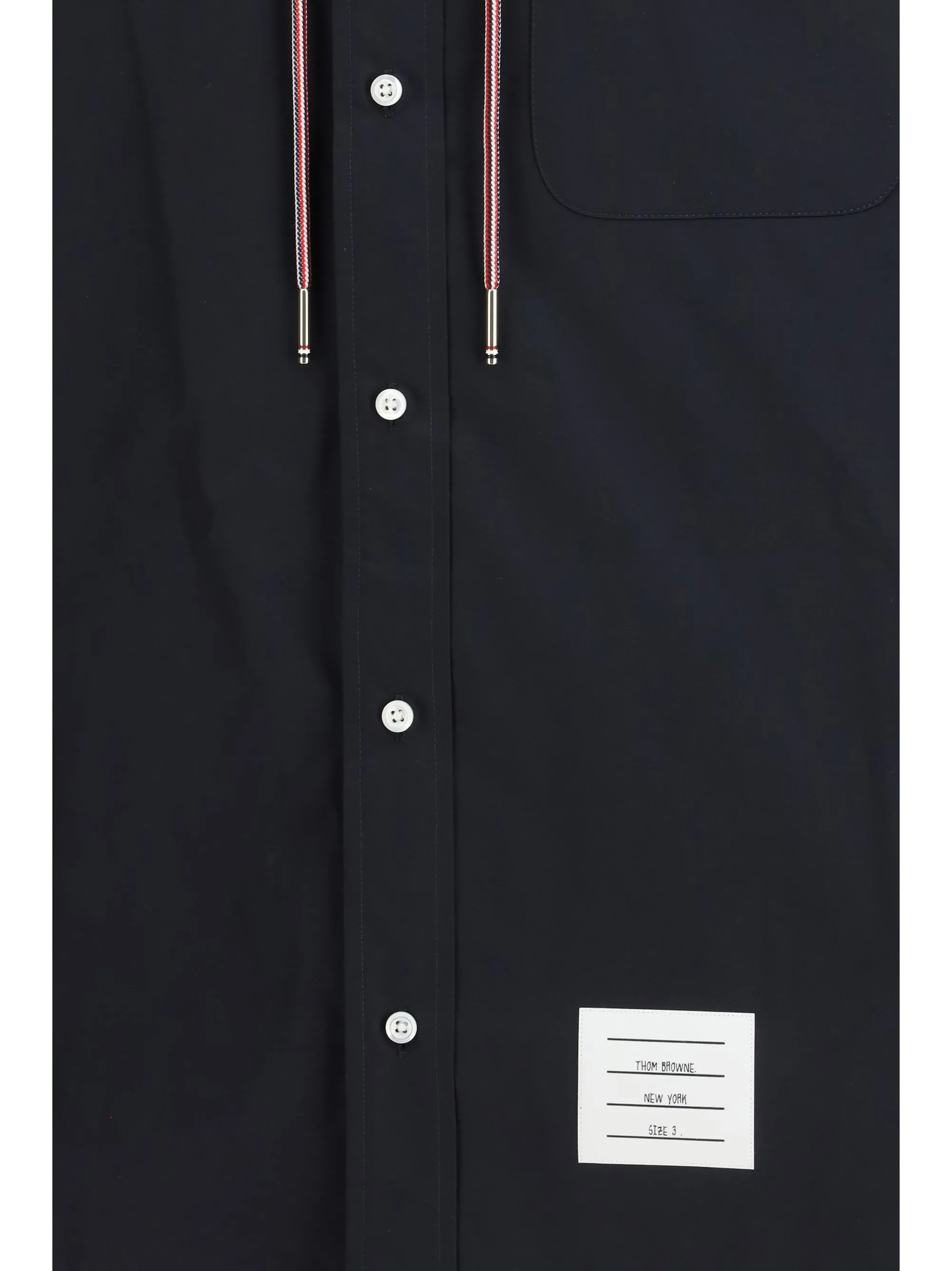 Hooded Shirt Jacket Navy Nylon-Cotton sold by Zulily product image thumbnail 3