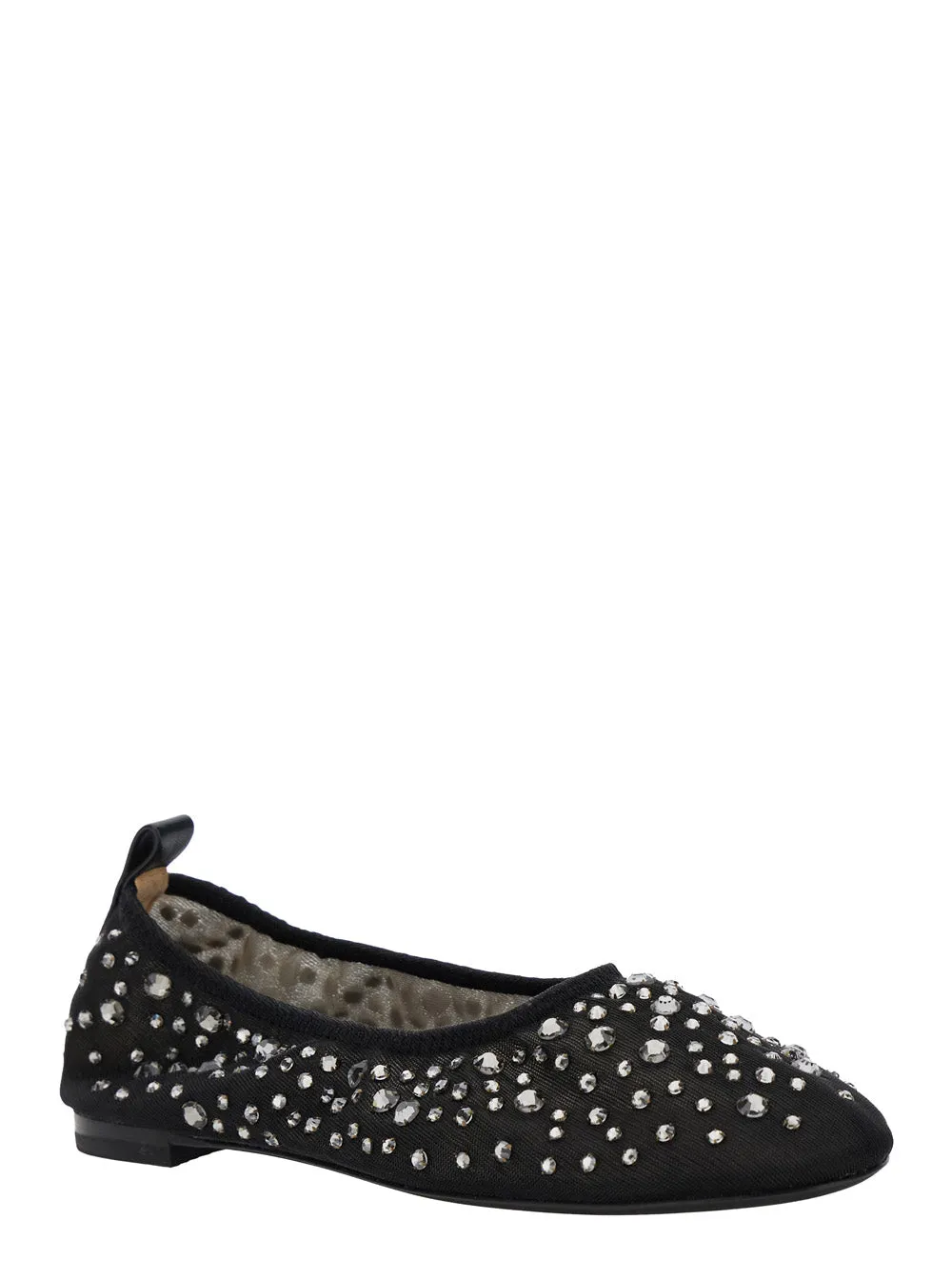 Black Ballet Flats With Crystal Accents sold by Zulily product image thumbnail 2