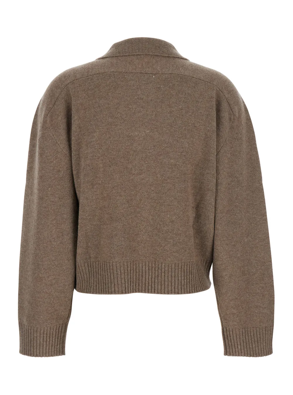 Brown Cashmere Polo Style Sweater sold by Zulily product image thumbnail 2