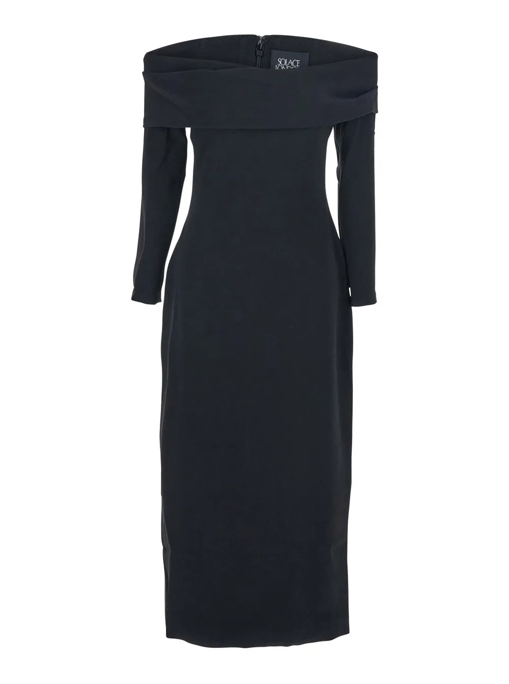 'Yuni' Black Dress With Square Neckline sold by Zulily