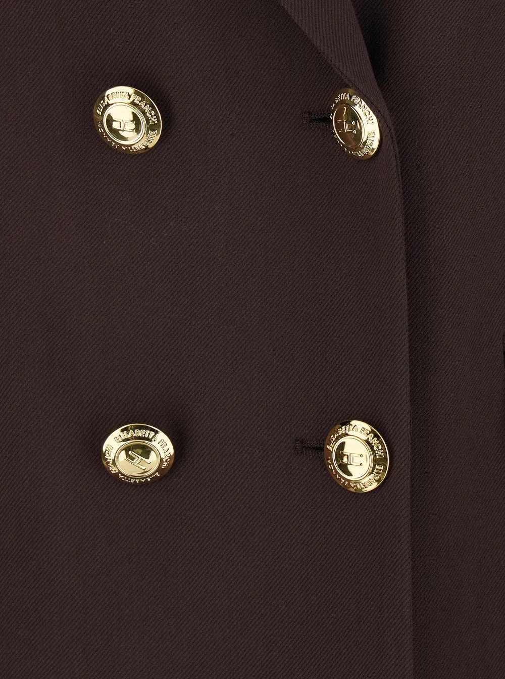 Double-Breasted Jacket Brown Viscose sold by Zulily product image thumbnail 3