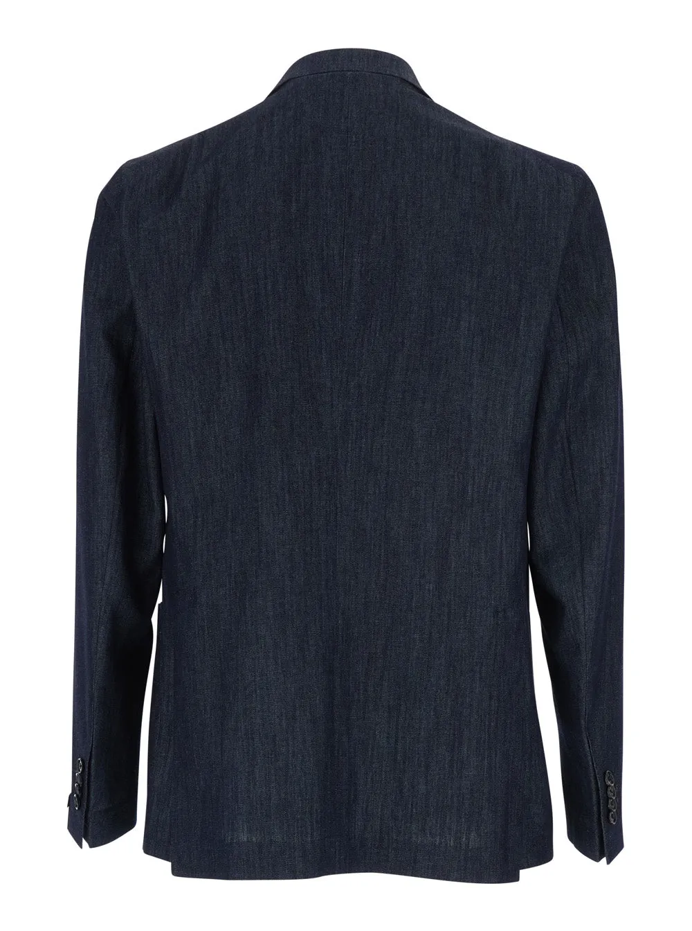 Double-Breasted Denim Jacket Blue sold by Zulily product image thumbnail 2