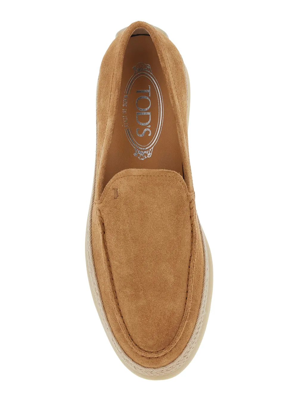 Loafers Crocodile-Embossed Brown Suede sold by Zulily product image thumbnail 4