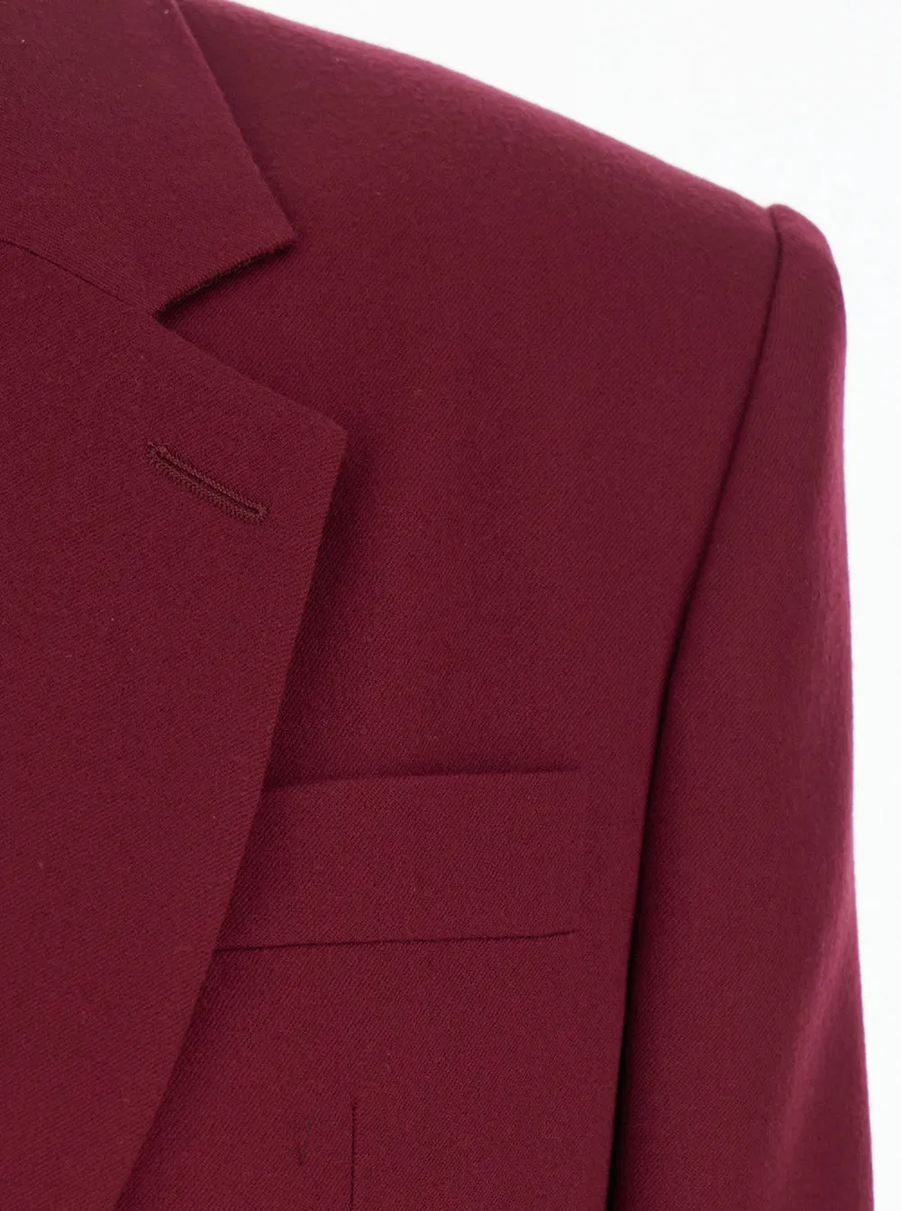 Bordeaux Single-Breasted Jacket With Notched Revers sold by Zulily product image thumbnail 3