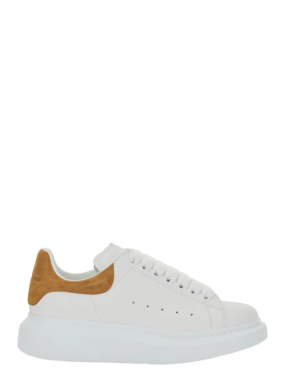 Low Top Sneaker White Calf Leather sold by Zulily
