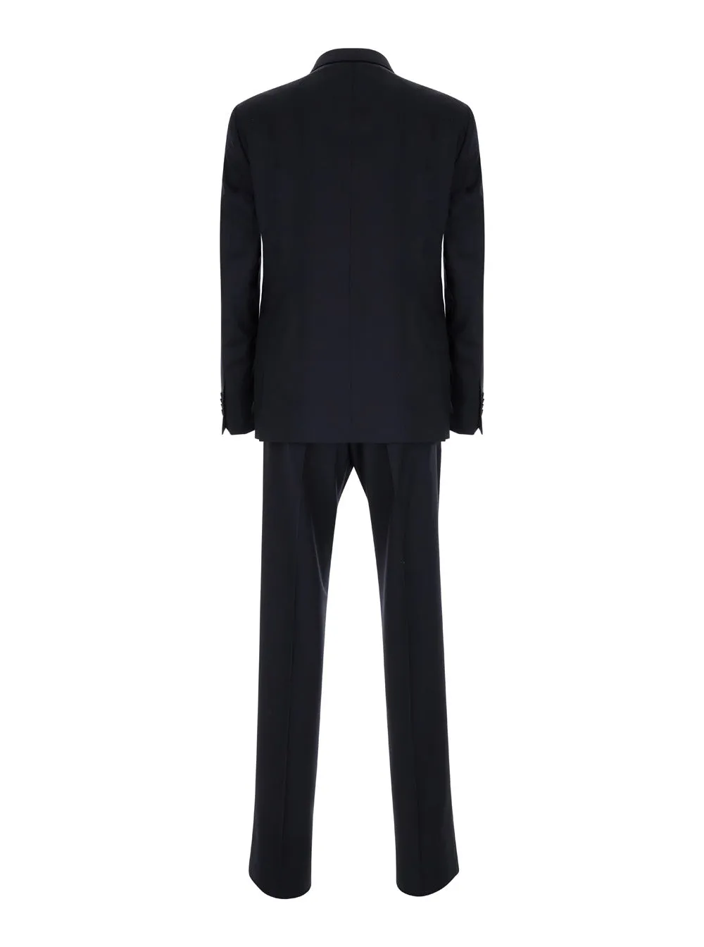 Black Single-Breasted Suit With Logo Pin sold by Zulily product image thumbnail 2