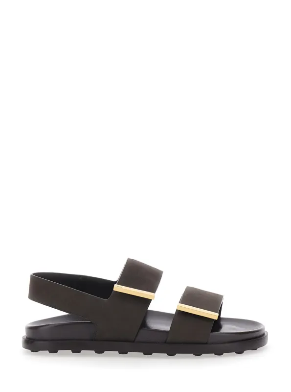 Leather Sandals, Brown made by Tod's