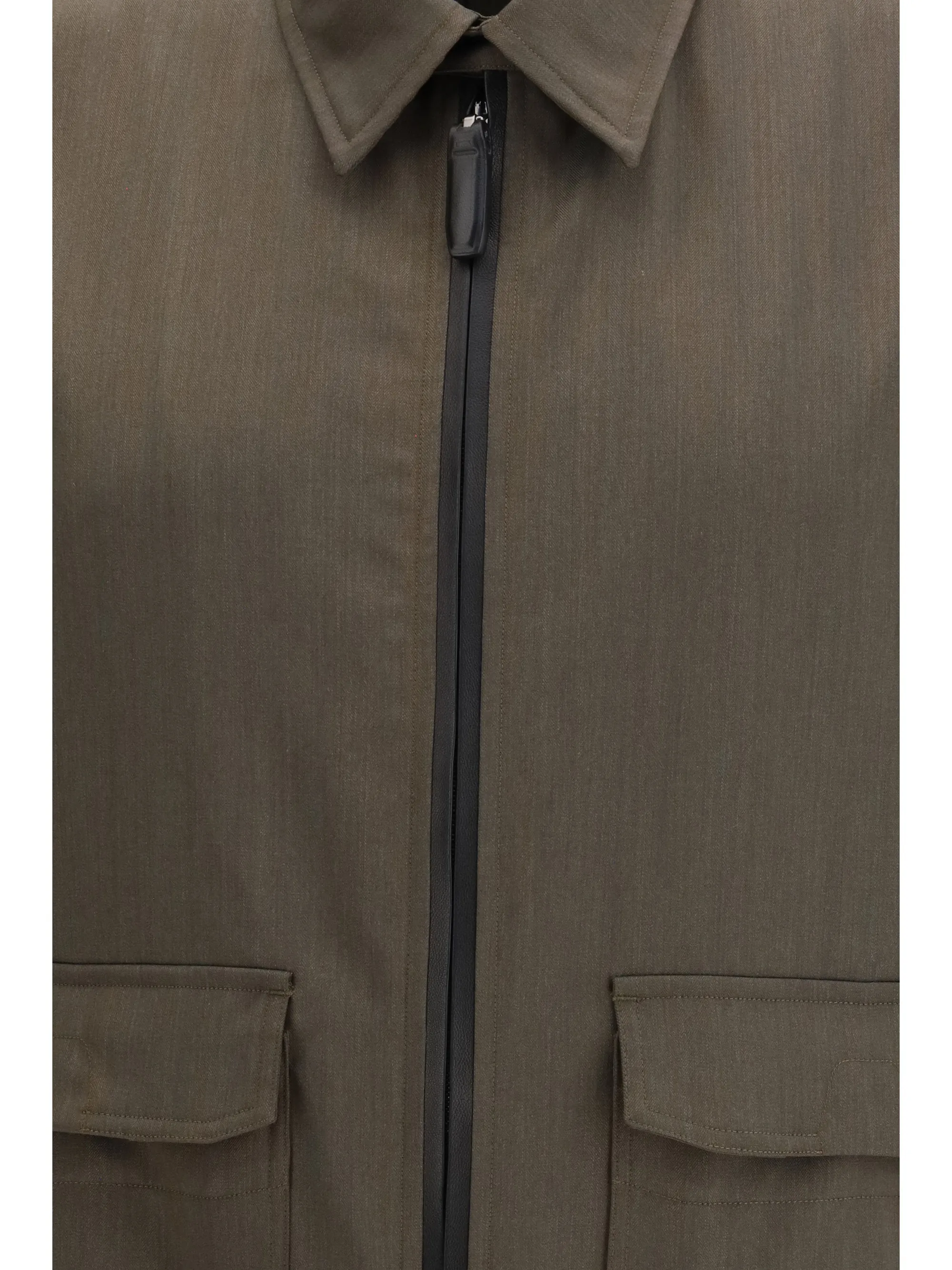 Jacket Khaki Wool sold by Zulily product image thumbnail 3