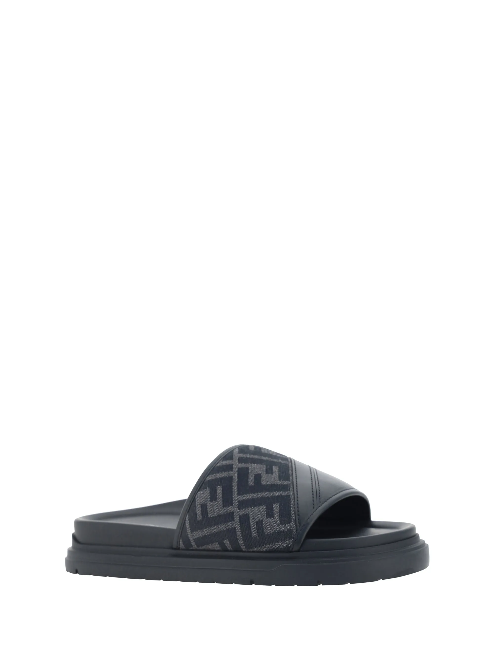 Slide Sandals Black/Grey sold by Zulily product image thumbnail 2