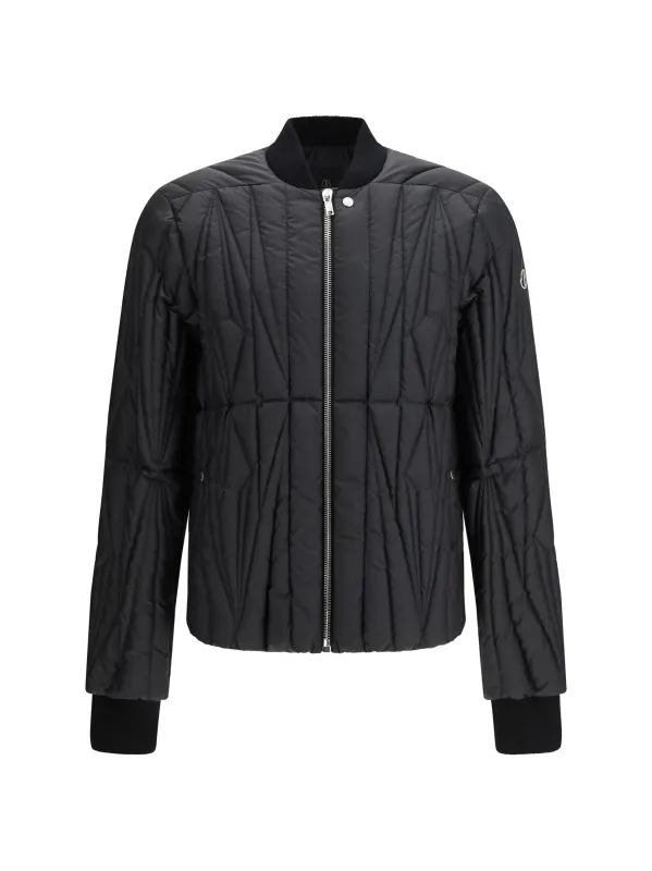 Down Jacket Geocamo Flight Black made by Moncler