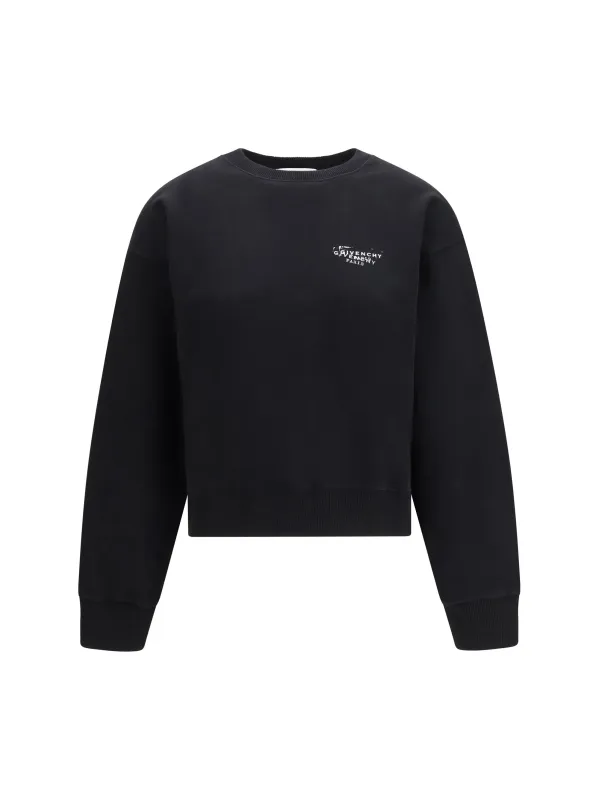 Sweatshirt Brushed Fabric Black made by Givenchy