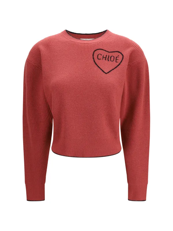 Cropped Pullover Coppery Pink made by Chloe