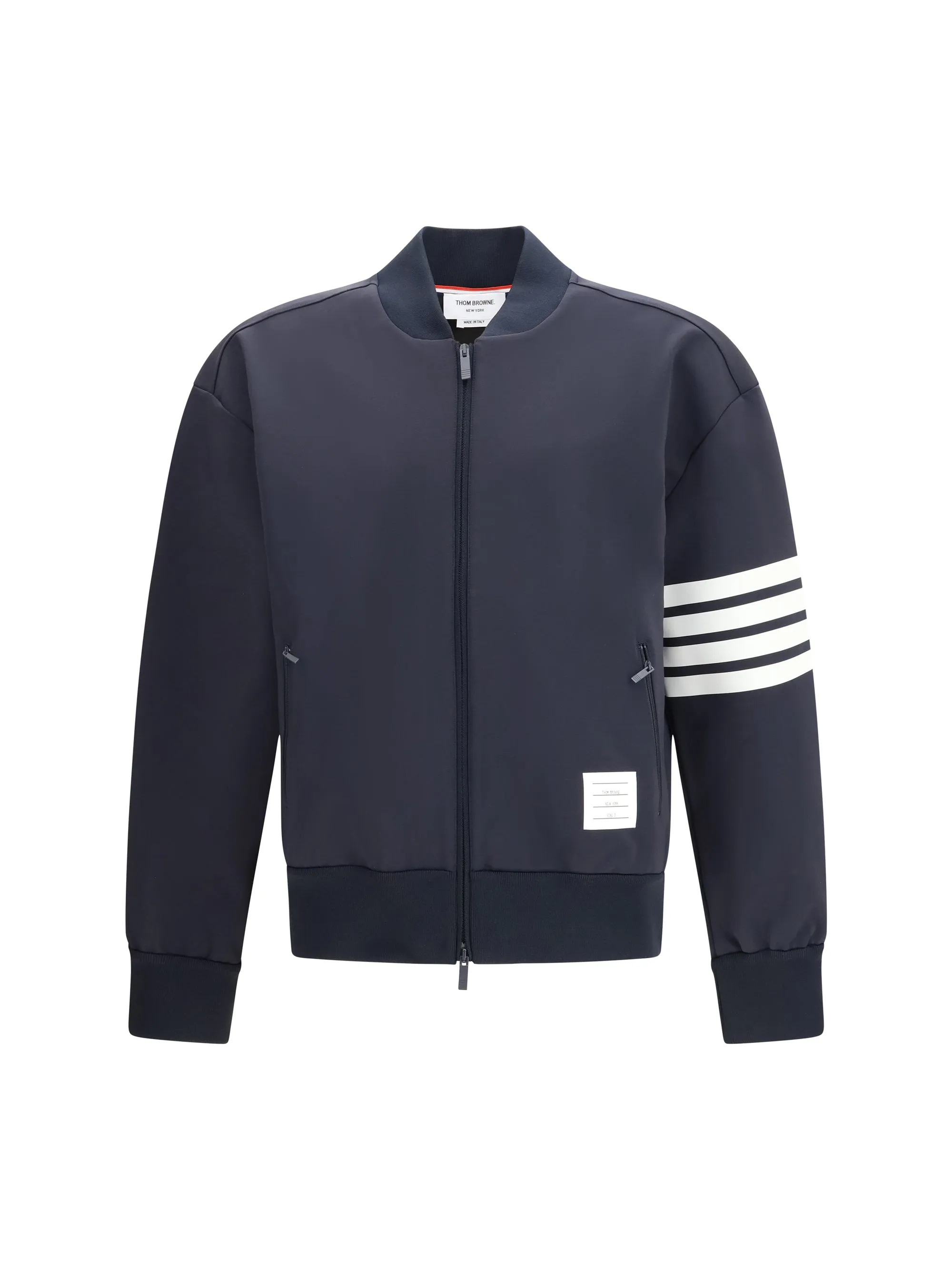 Zipped Bomber Jacket Navy sold by Zulily