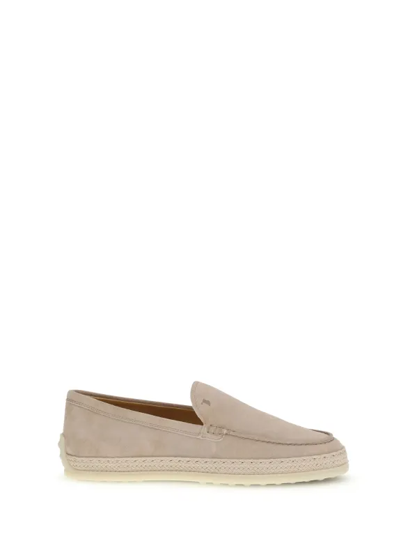 Loafers Suede Beige made by Tod's