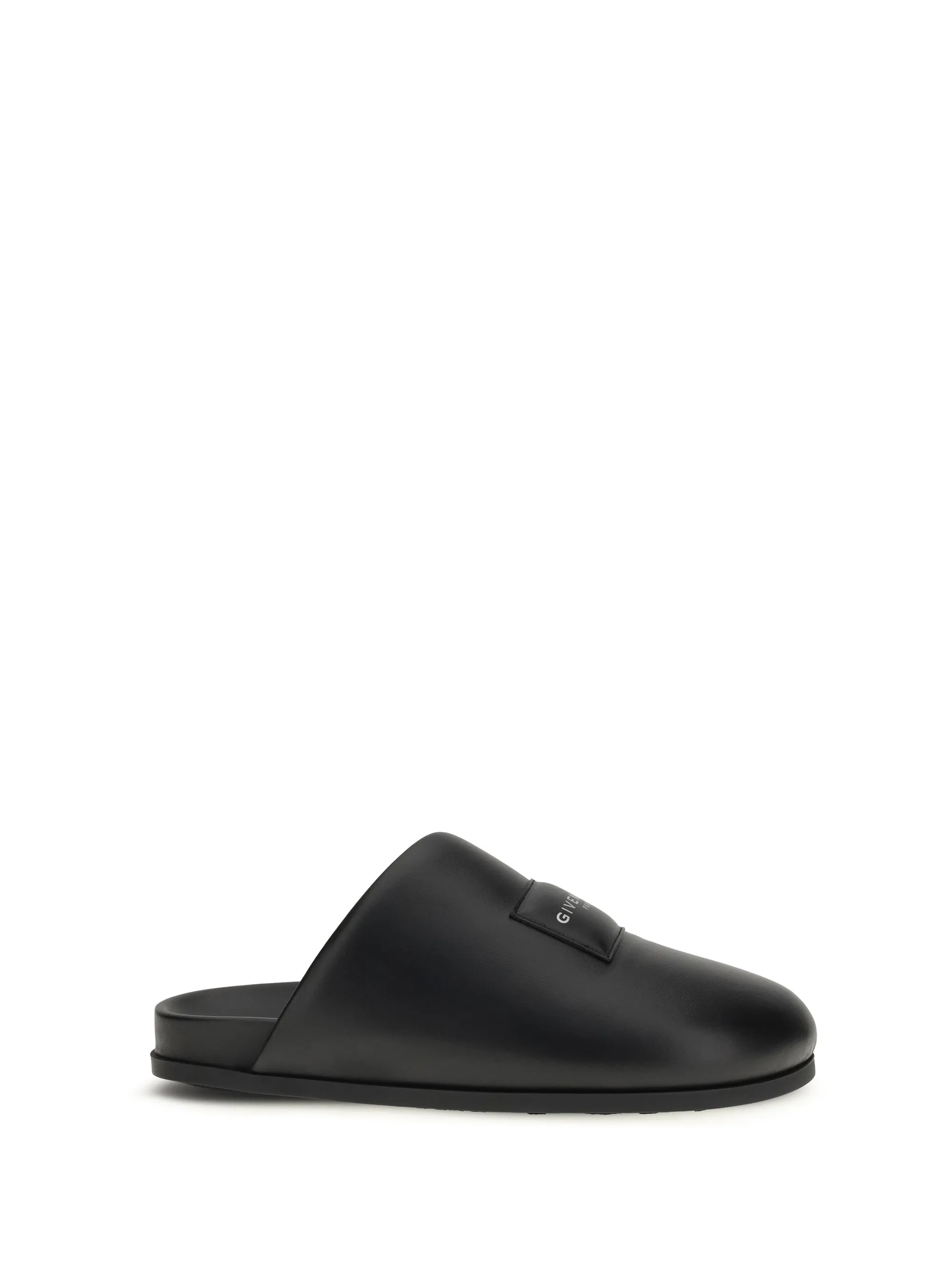 Leather Mules Black sold by Zulily
