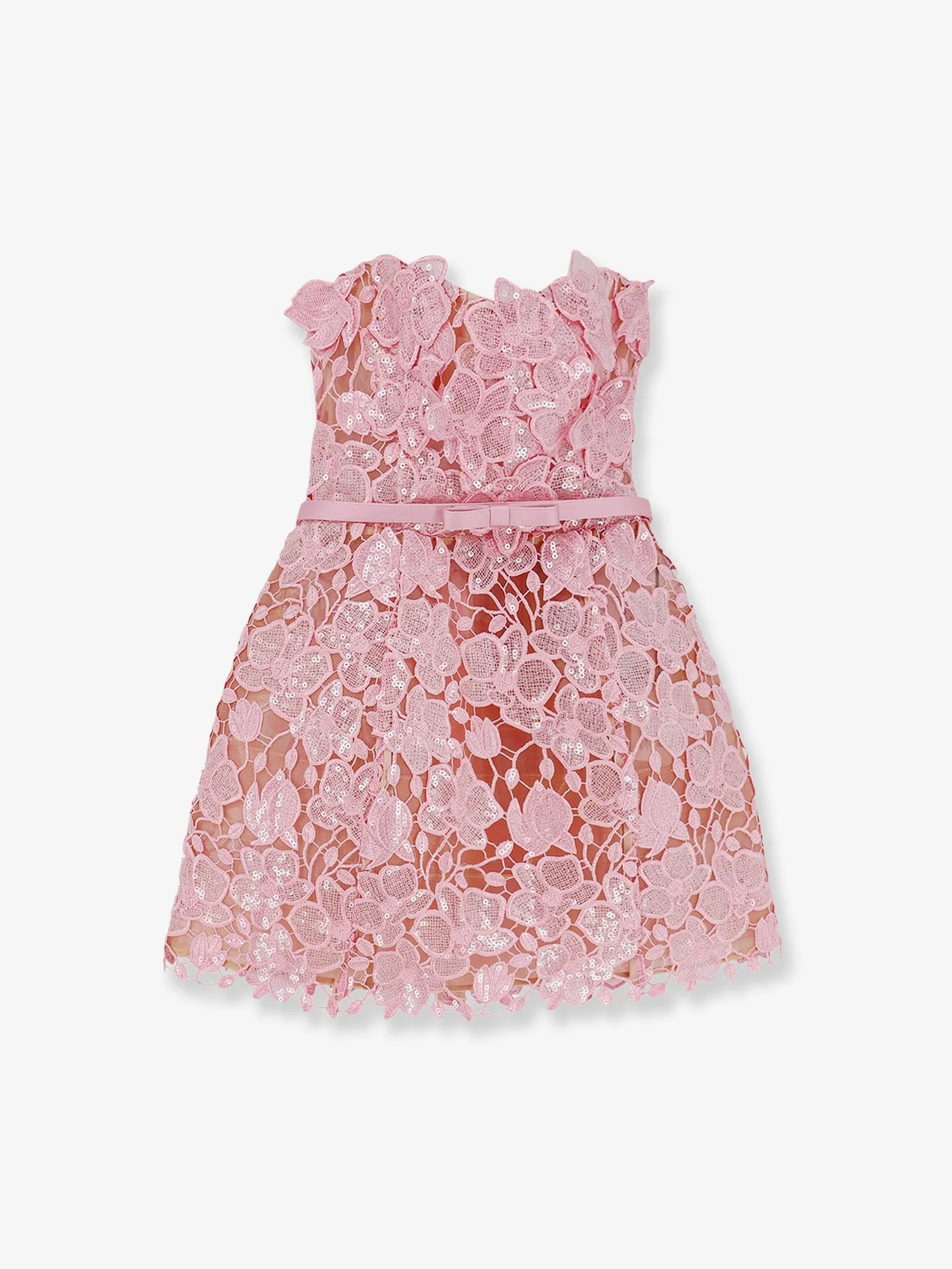 Mini Dress With Satin Belt sold by Zulily